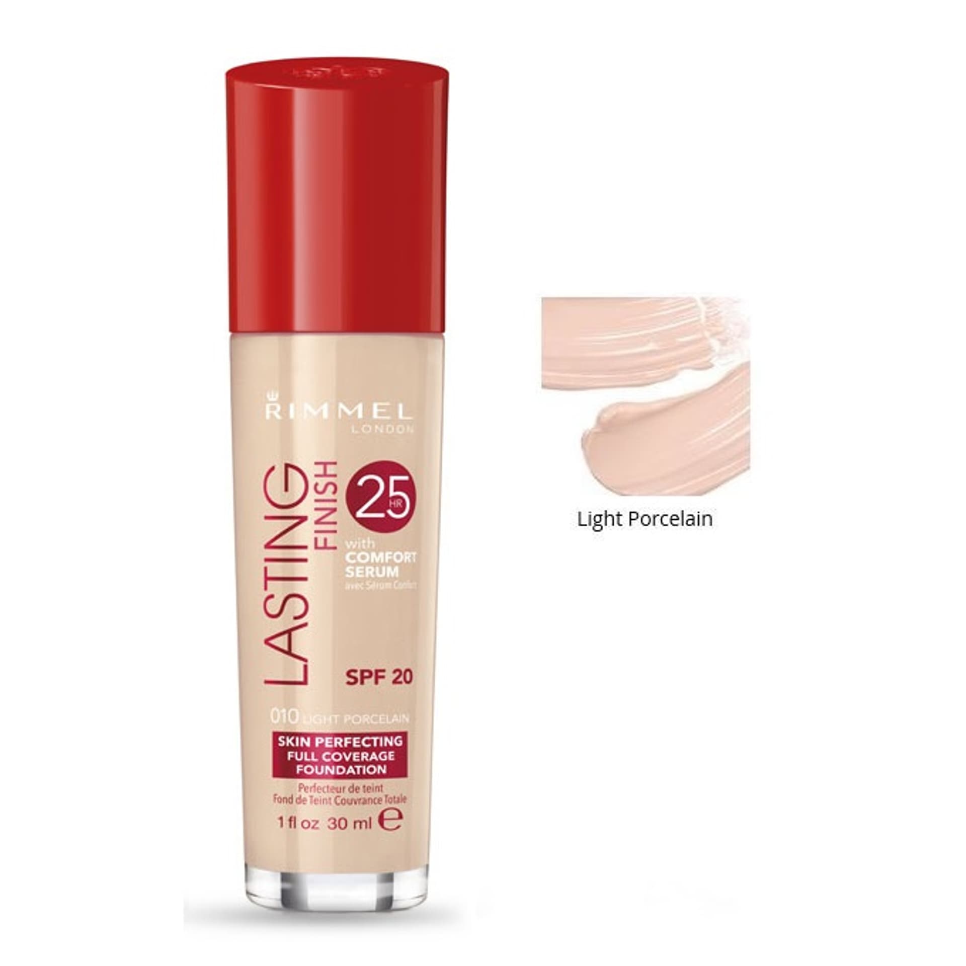 

Rimmel London 010 Rose Ivory 25H Lasting Finish SPF20 Podkład 30ml (W)