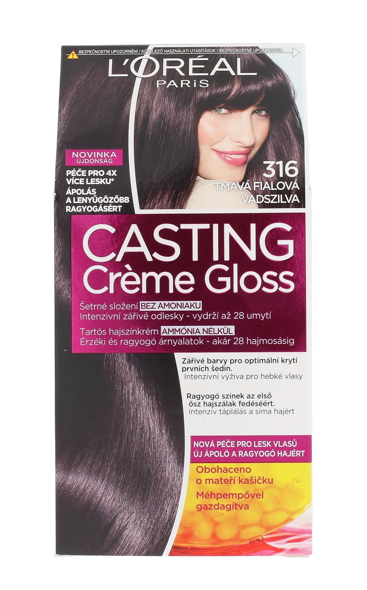 

L´Oréal Paris 316 Plum Casting Creme Gloss Farba do włosów 48ml (W)