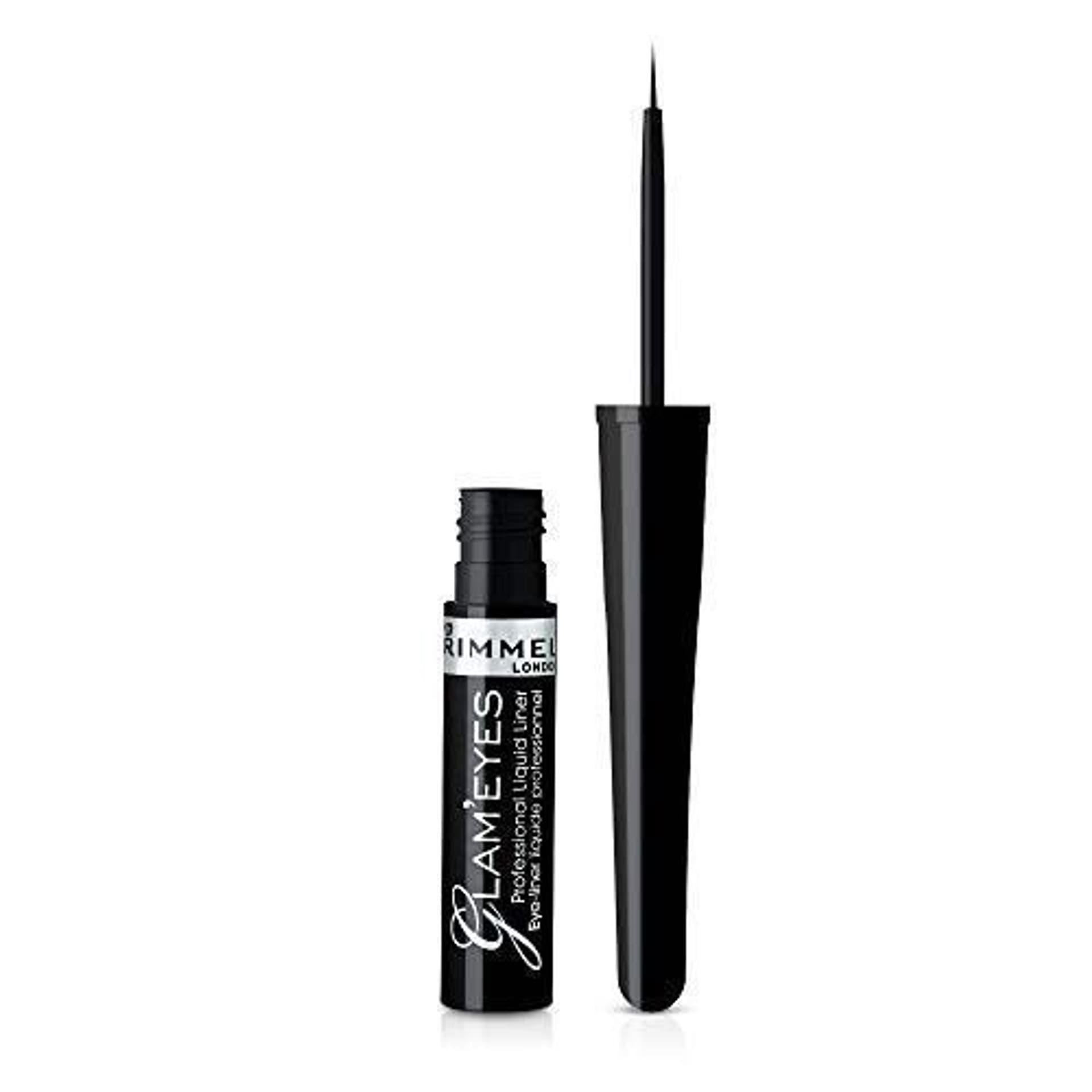 

Rimmel Glam'eyes Professional eyeliner w płynie 001 Glamour Black 3.5ml