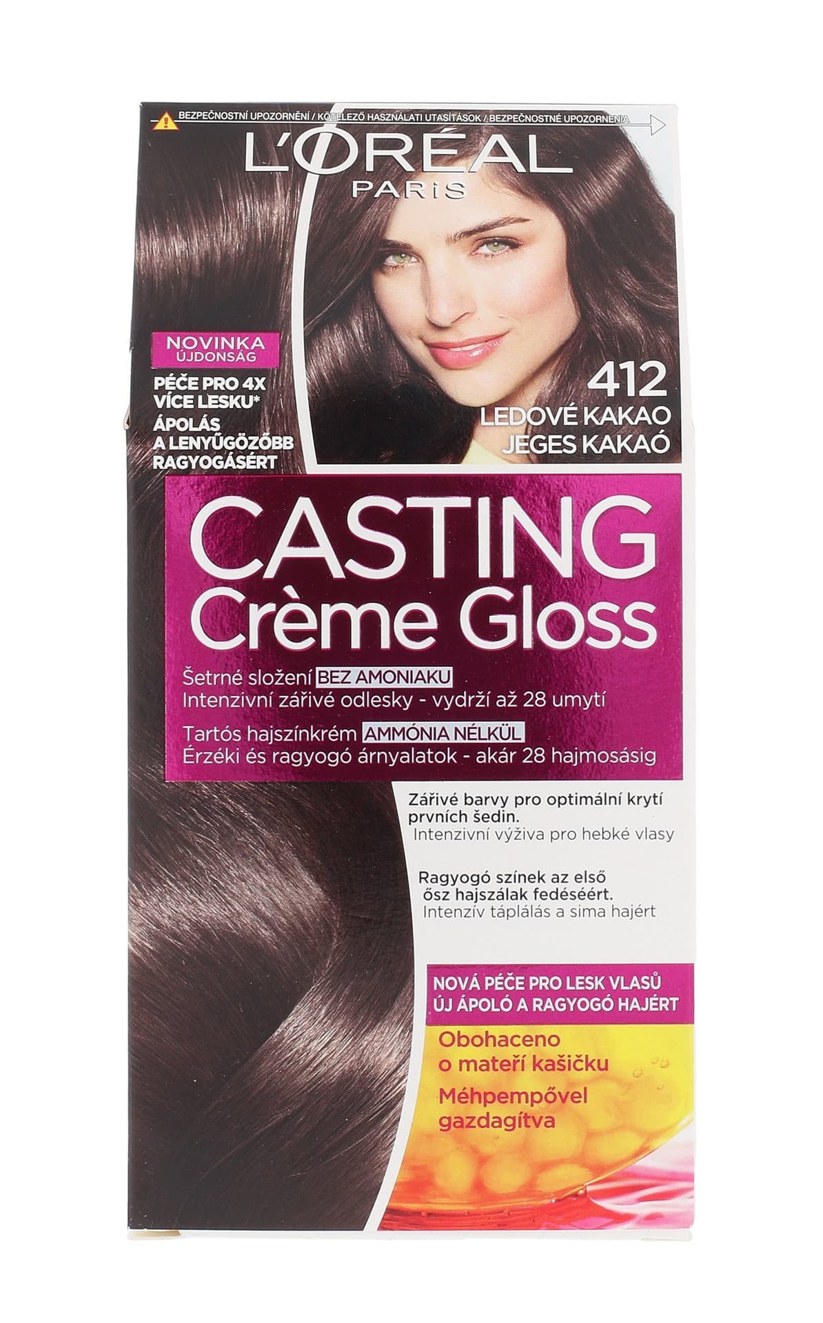 

L´Oréal Paris 412 Iced Cocoa Casting Creme Gloss Farba do włosów 48ml (W)