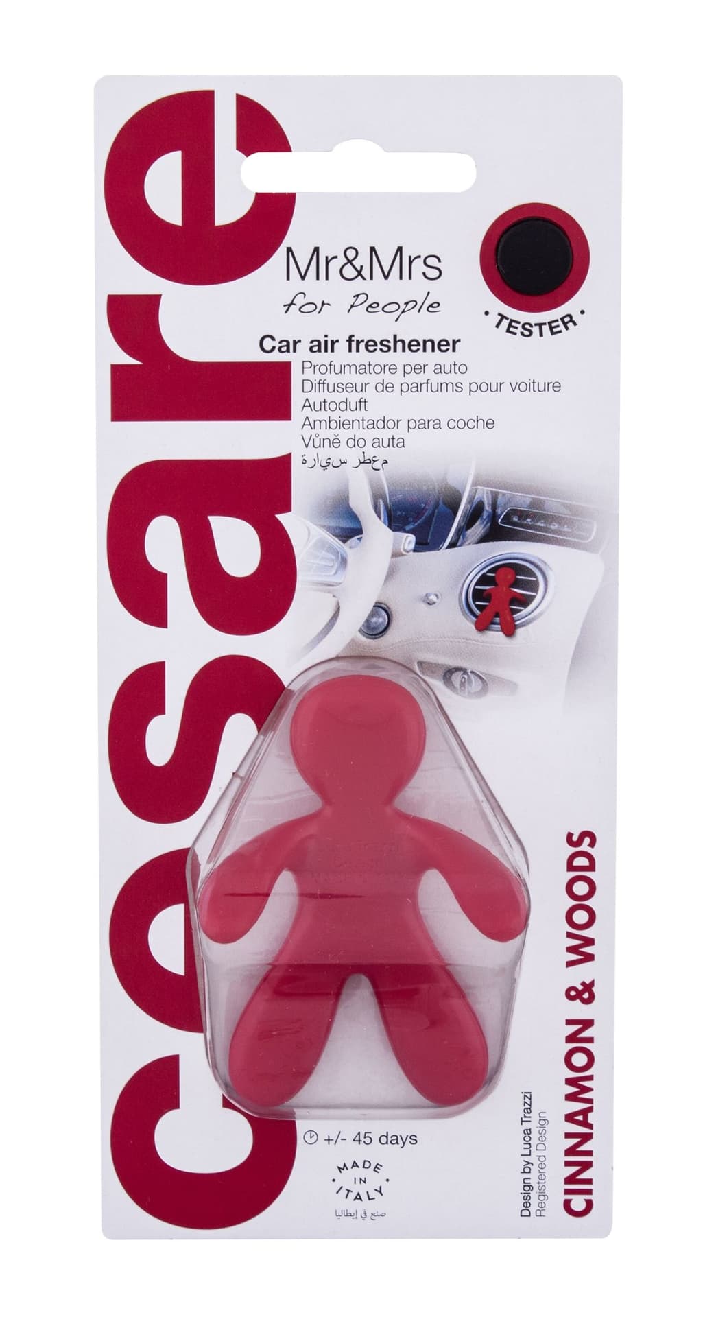 

MrMrs Fragrance Cesare Cinnamon Woods Zapach samochodowy 1 szt (U)