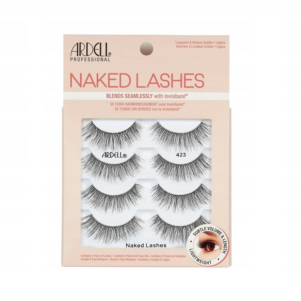 

Ardell Naked Lashes Multipack sztuczne rzęsy na pasku 423 czarne