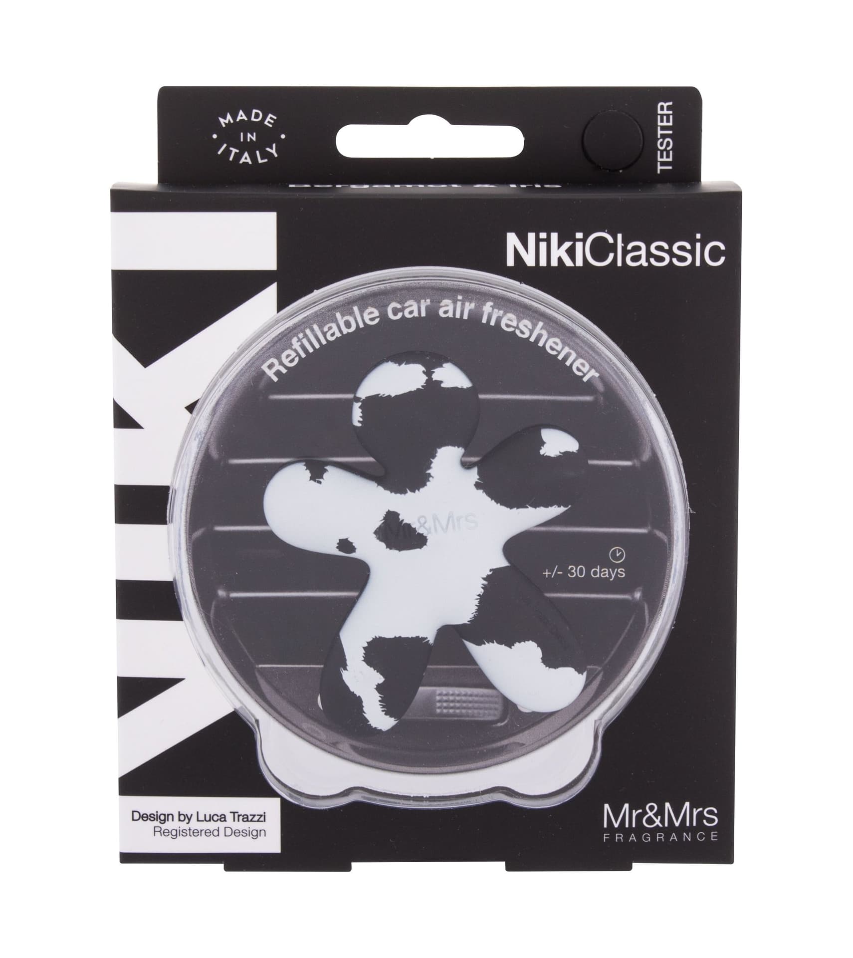 

MrMrs Fragrance Niki Bergamot Iris Do napełnienia Zapach samochodowy 1 szt (U)