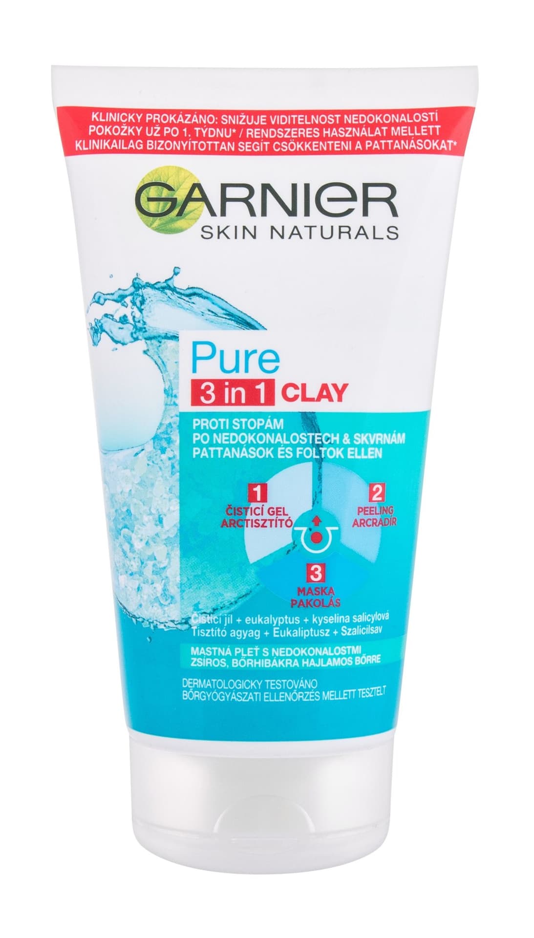

Garnier Pure 3in1 Żel oczyszczający 150ml (W)