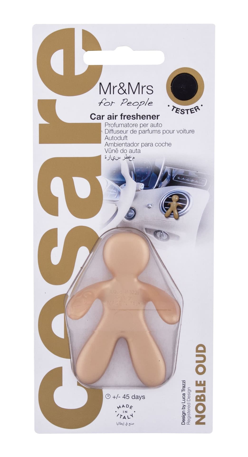 

Mr&Mrs Cesare Car air freshener JCESBS18NV00 Scent for Car, Noble Oud, Gold