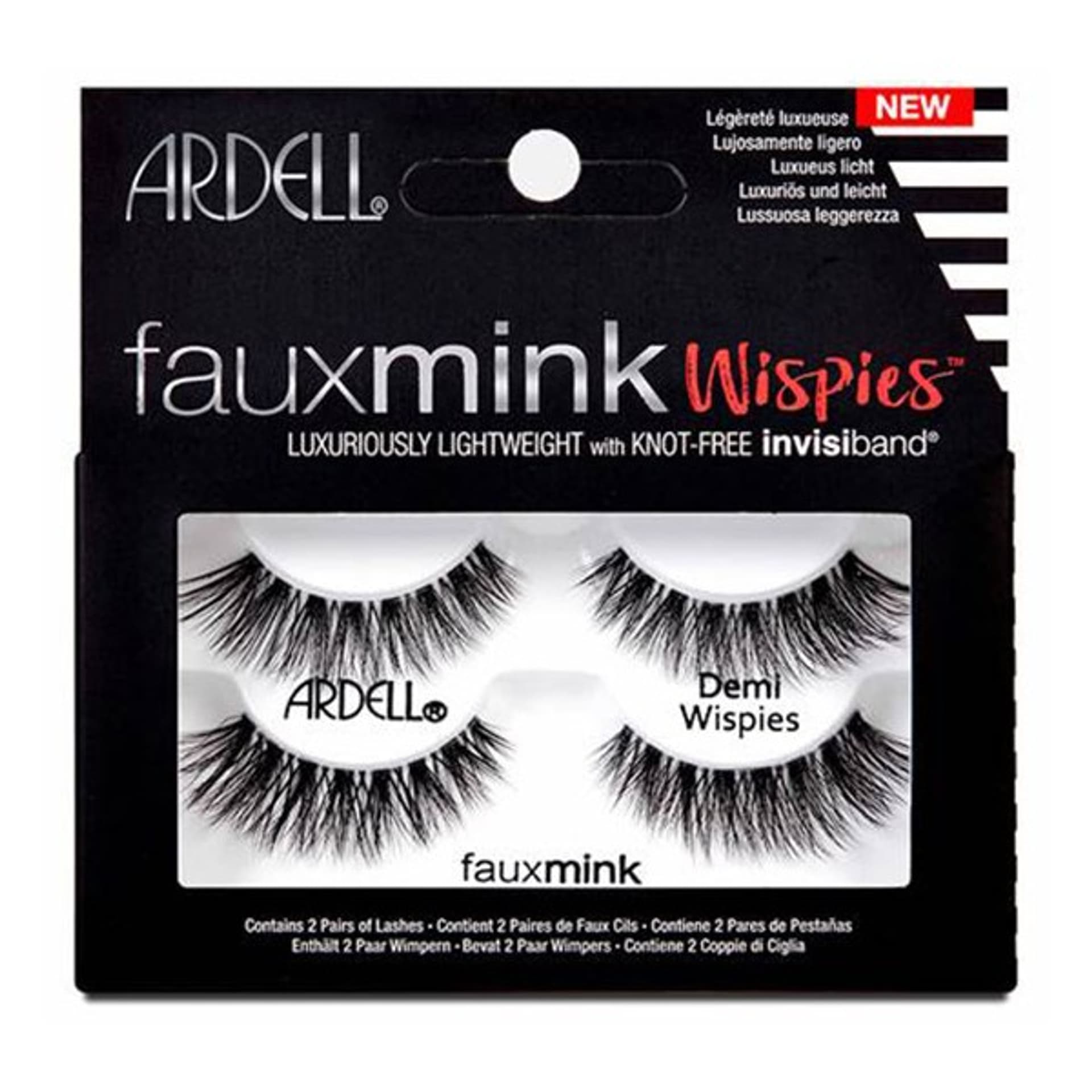 

Ardell Black Demi Wispies Faux Mink Sztuczne rzęsy 2 szt (W)