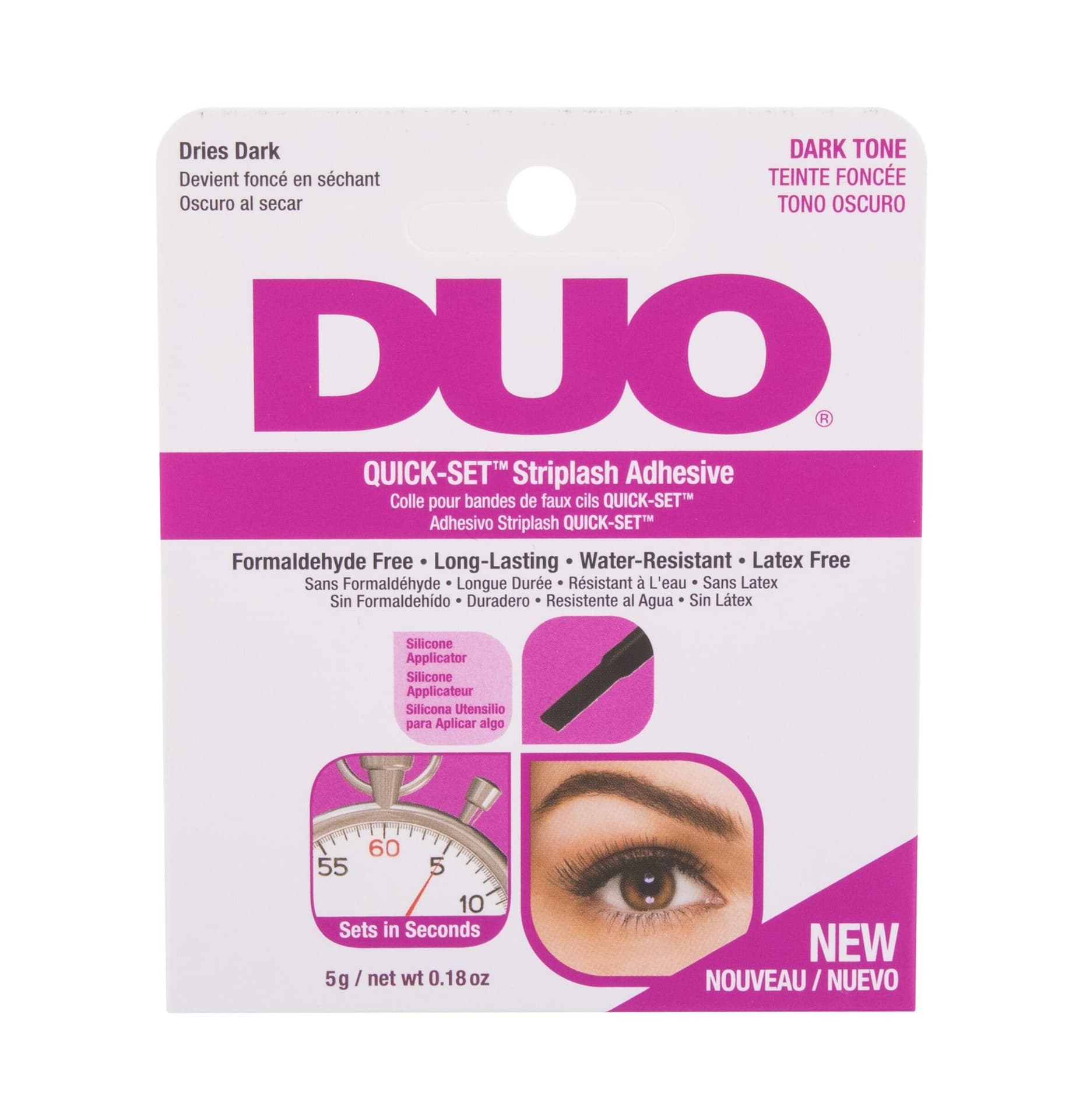 

Ardell Quick-Set Striplash Adhesive Duo Dark Tone Sztuczne rzęsy 5g (W)