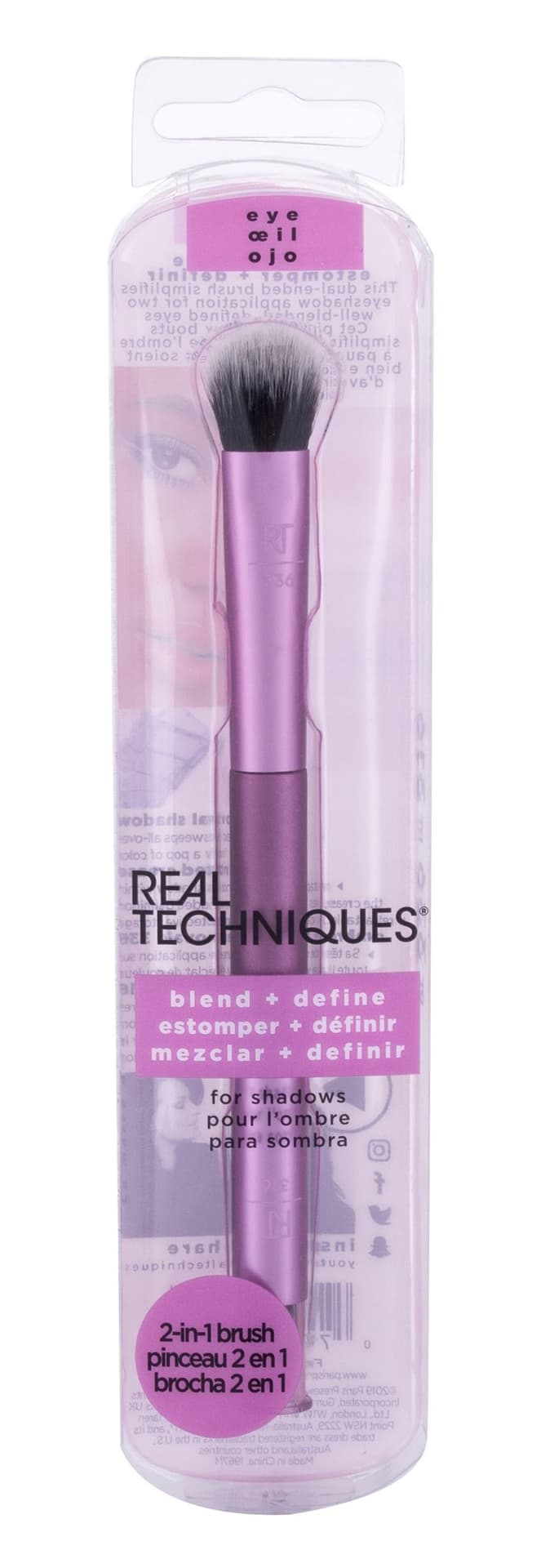 

Real Techniques Blend + Define Brushes Pędzel do makijażu 1 szt (W)