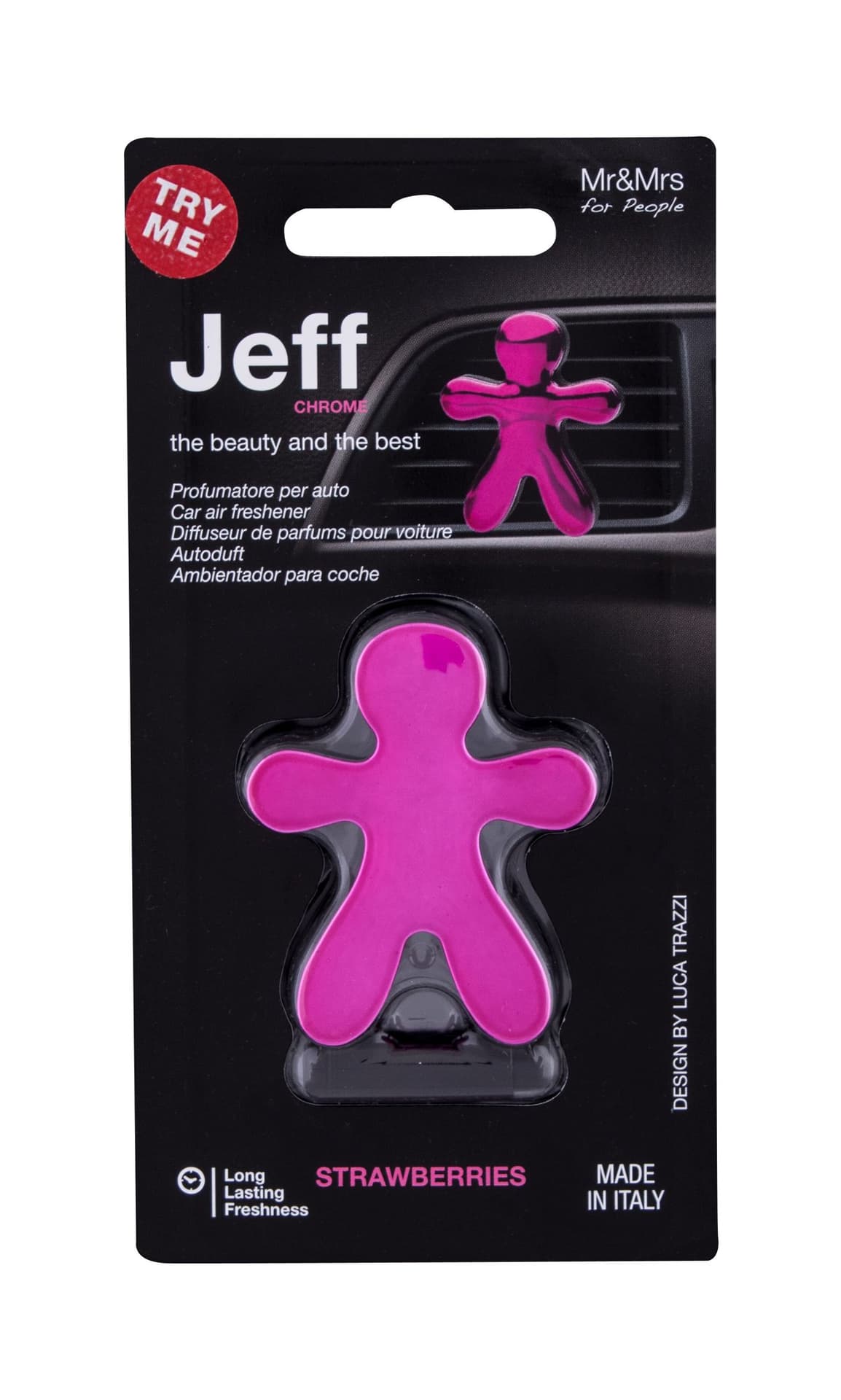 

MrMrs Fragrance Jeff Strawberries Zapach samochodowy 1 szt (U)
