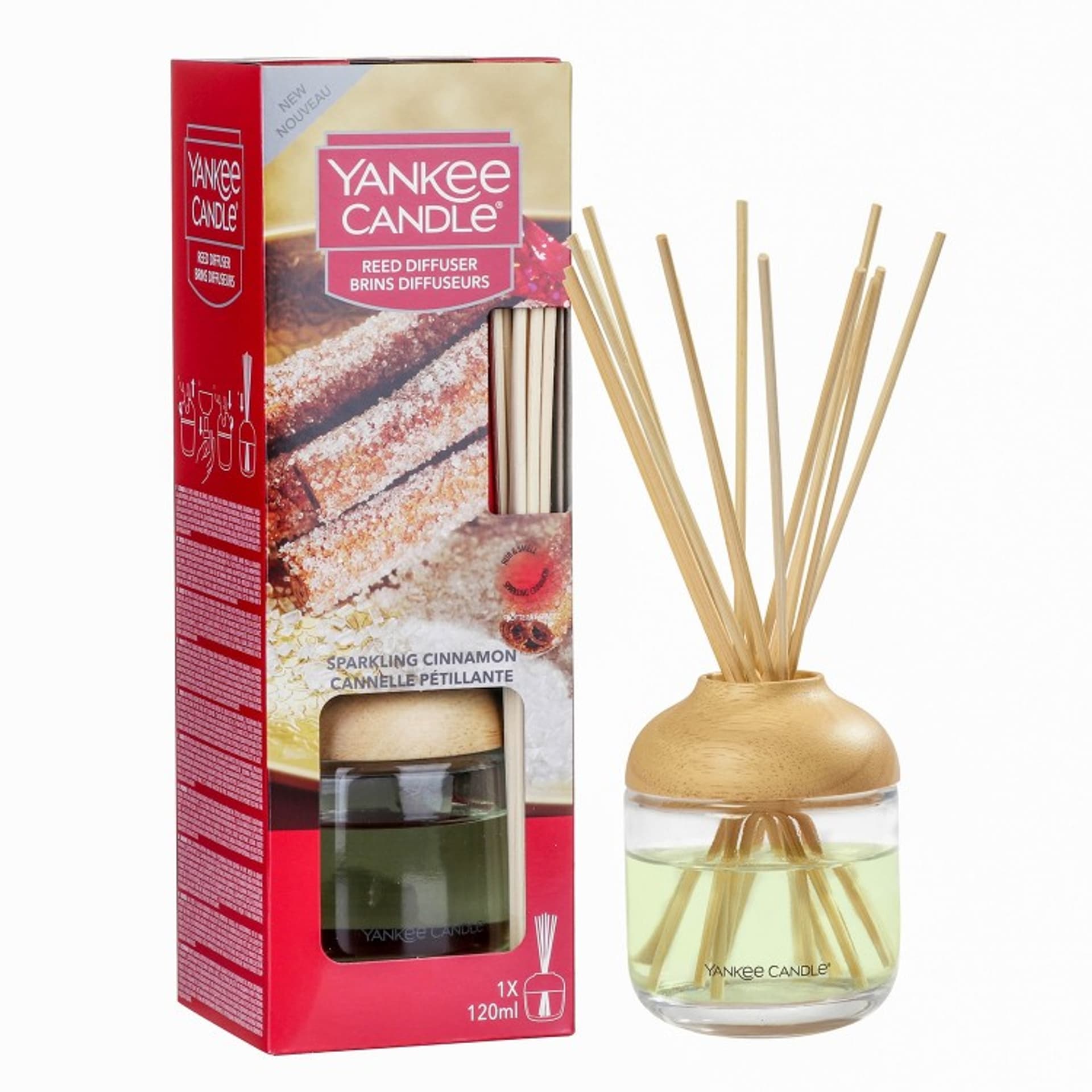 

Yankee Candle Sparkling Cinnamon Odświeżacz w sprayu i dyfuzorze 120ml (U)