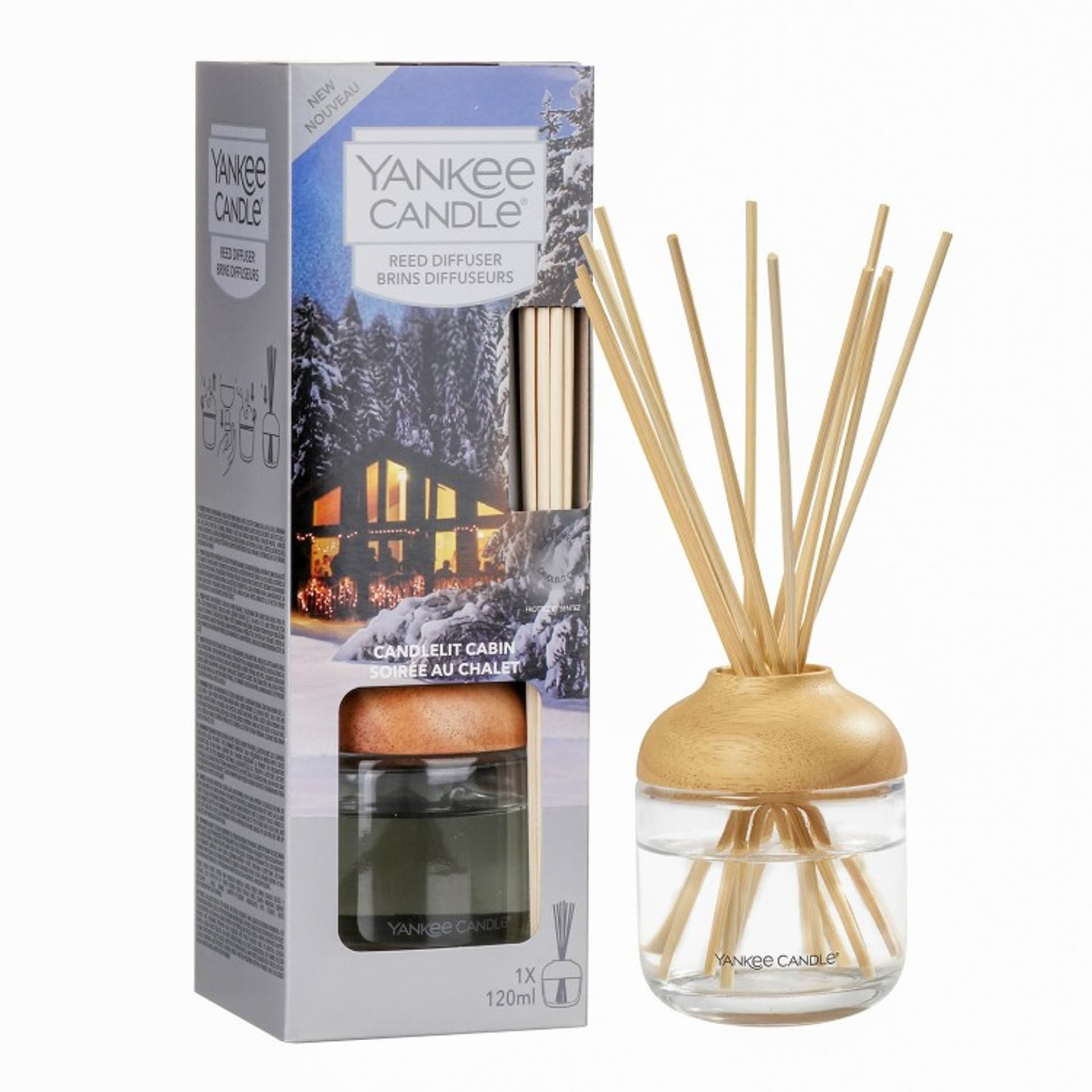 

Yankee Candle Candlelit Cabin Odświeżacz w sprayu i dyfuzorze 120ml (U)