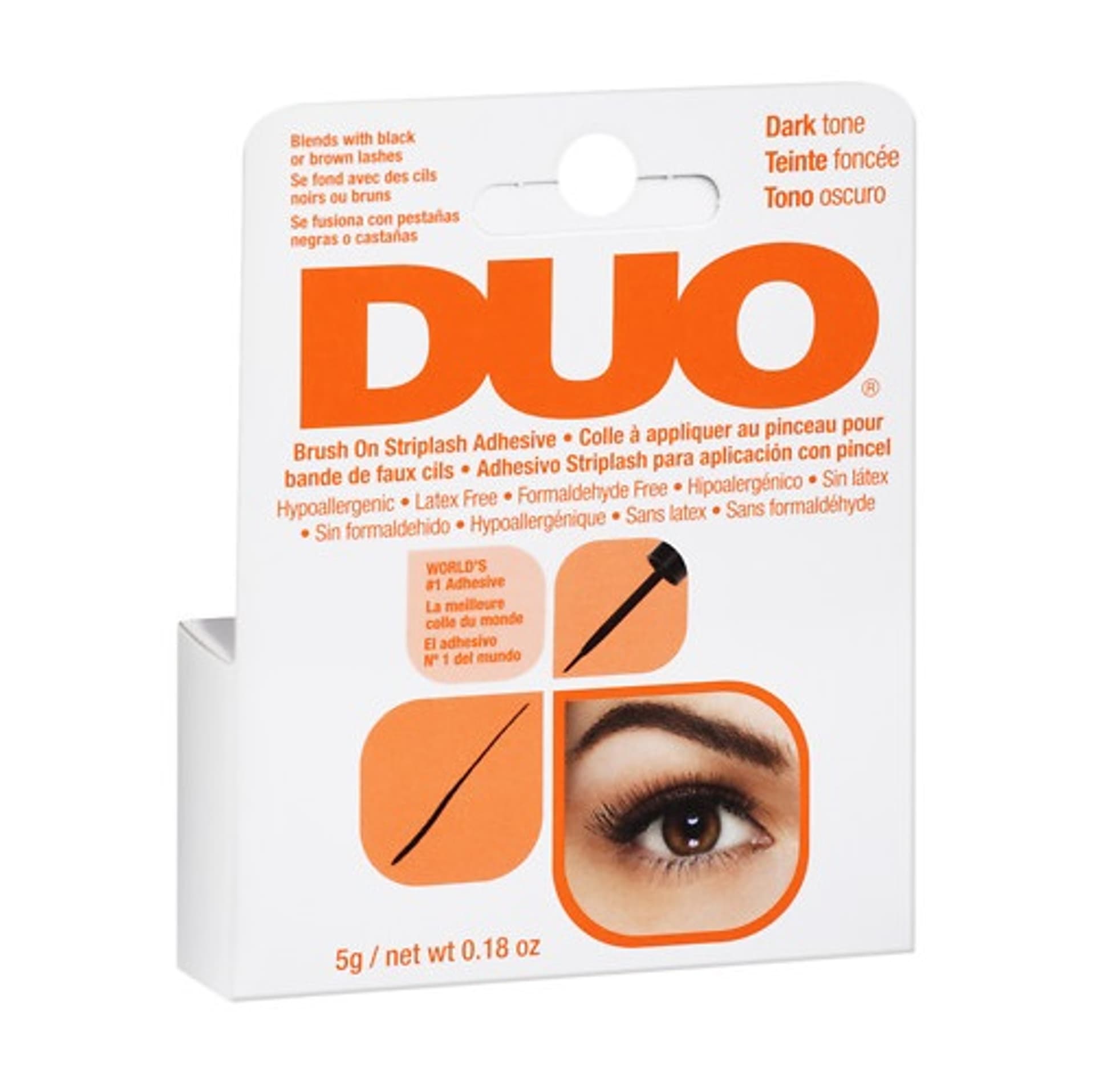 

Ardell Duo Brush On Striplash Adhesive klej do rzęs z pędzelkiem Dark 5g