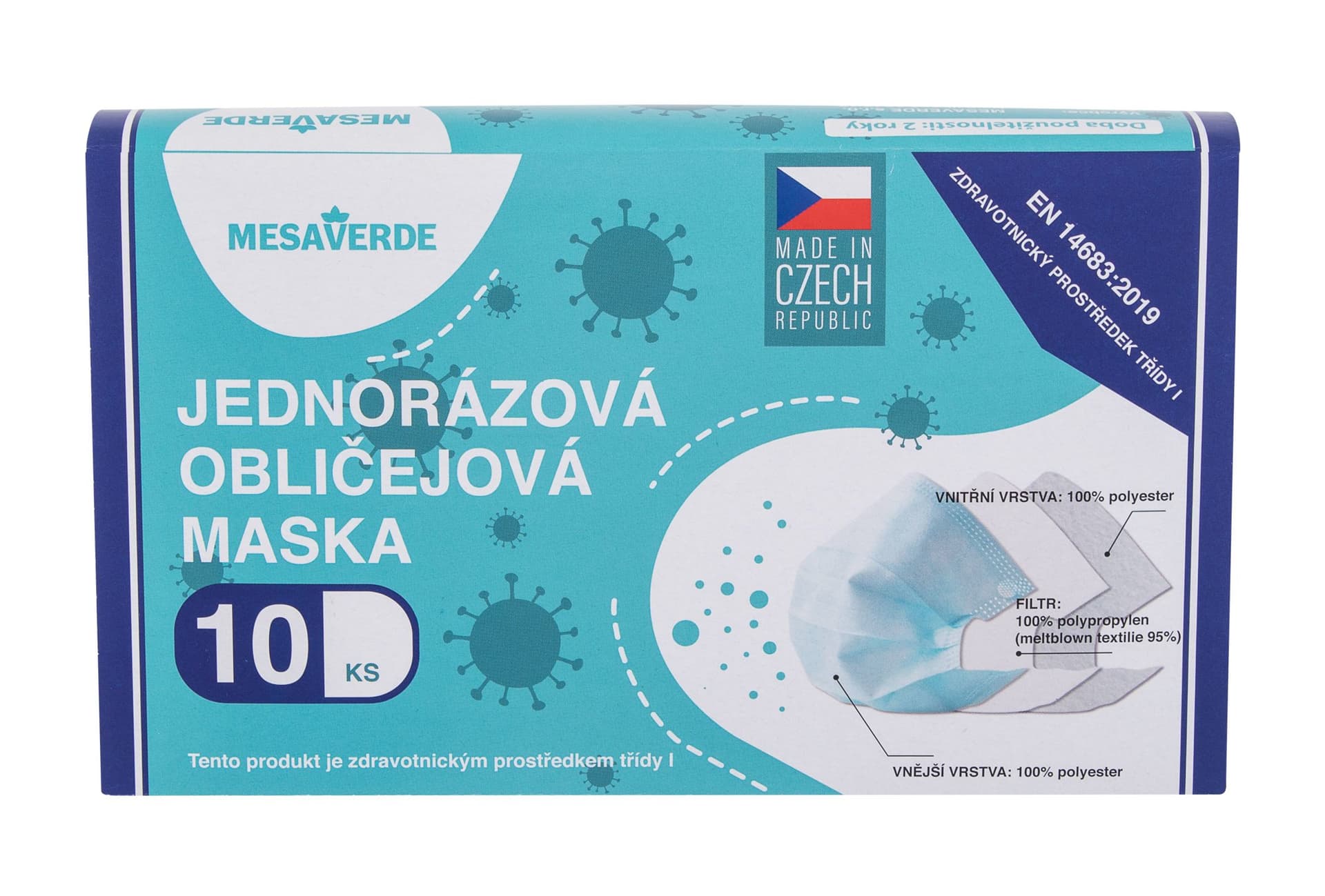 

Mesaverde Protective Maseczki ochronne 10 szt (U)