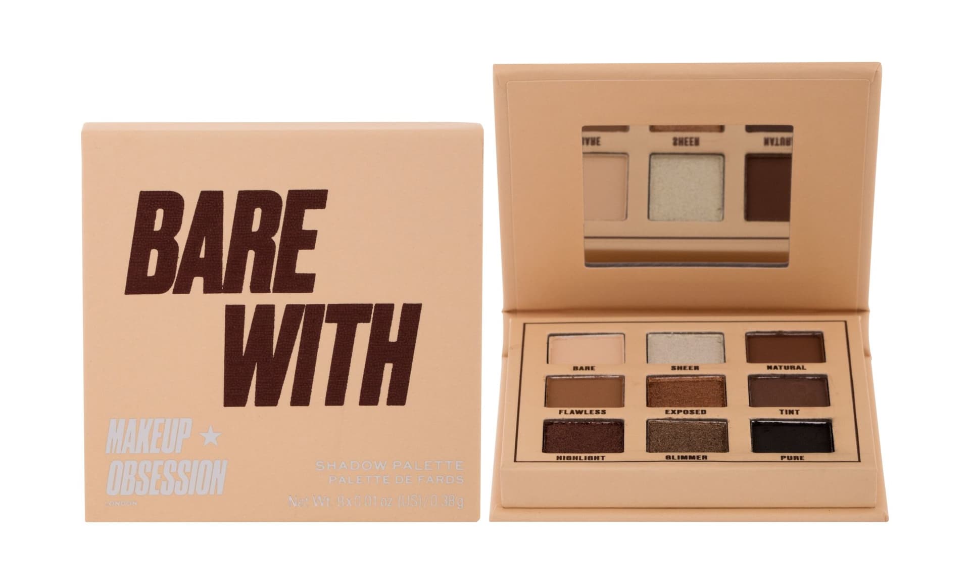 

Makeup Obsession Bare With Cienie do powiek 3,42g (W)