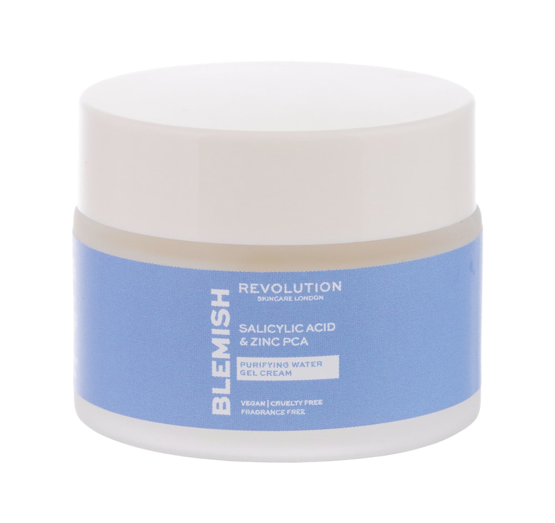 

Revolution Skincare Blemish Salcylic Acid Zinc PCA Purifying Water Gel Cream kremowy żel do twarzy 50ml