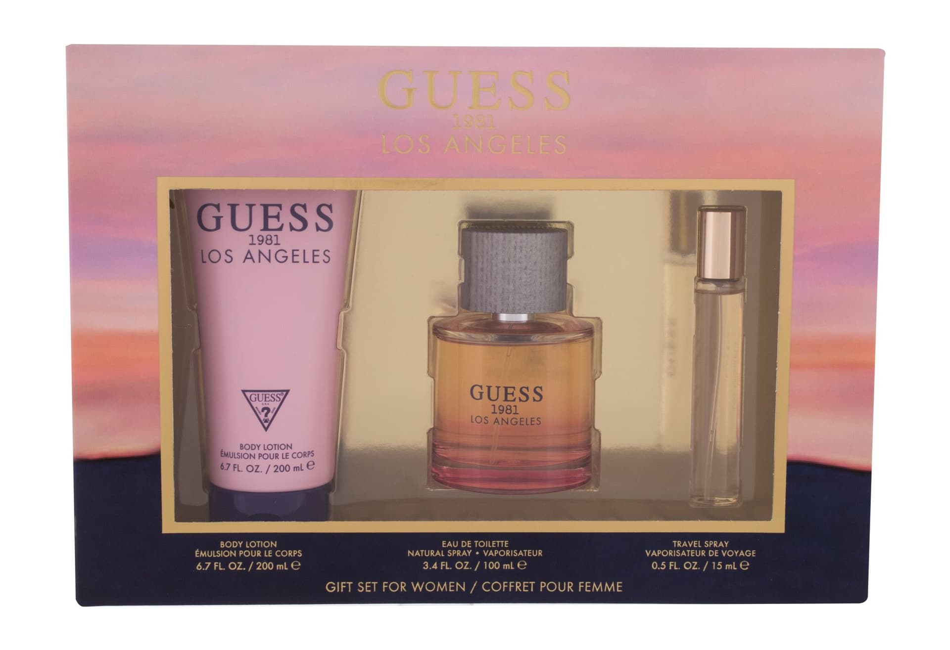 

Guess Los Angeles Guess 1981 EDT 100ml EDT 100ml + Mleczko do ciała 200ml + EDT 15ml (W)