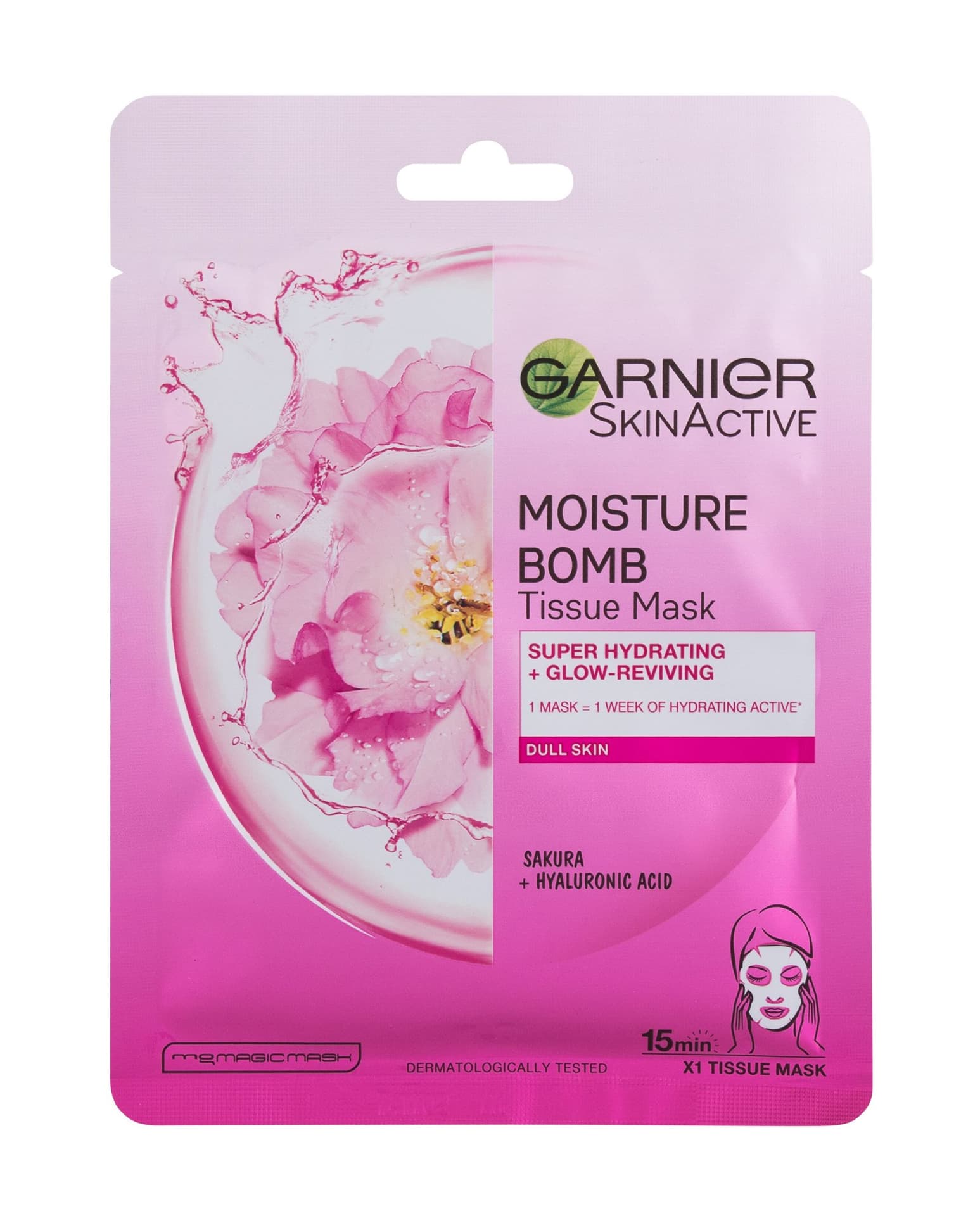 

Maseczka do twarzy Garnier Moisture Bomb Sakura SkinActive 1 szt (W)