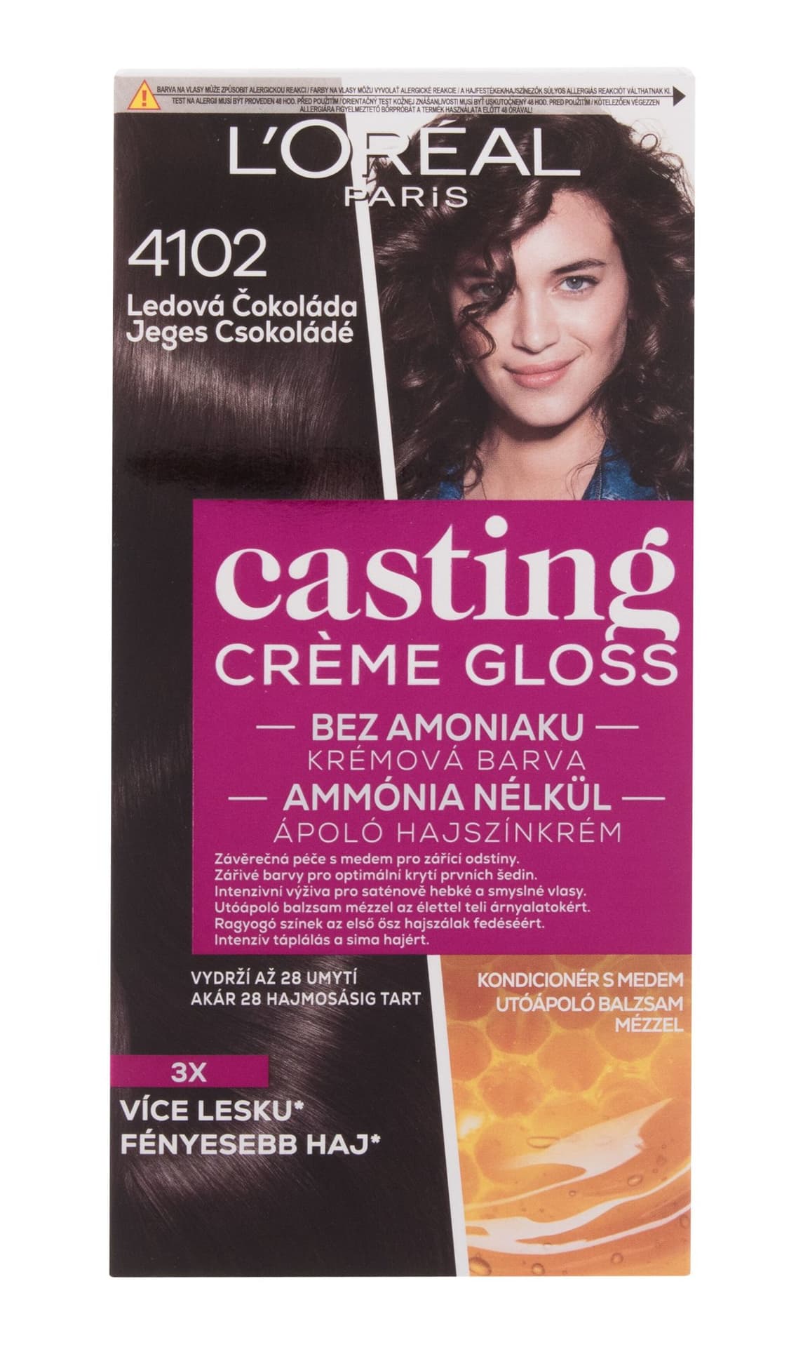 

L´Oréal Paris 4102 Iced Chocolate Casting Creme Gloss Farba do włosów 48ml (W)