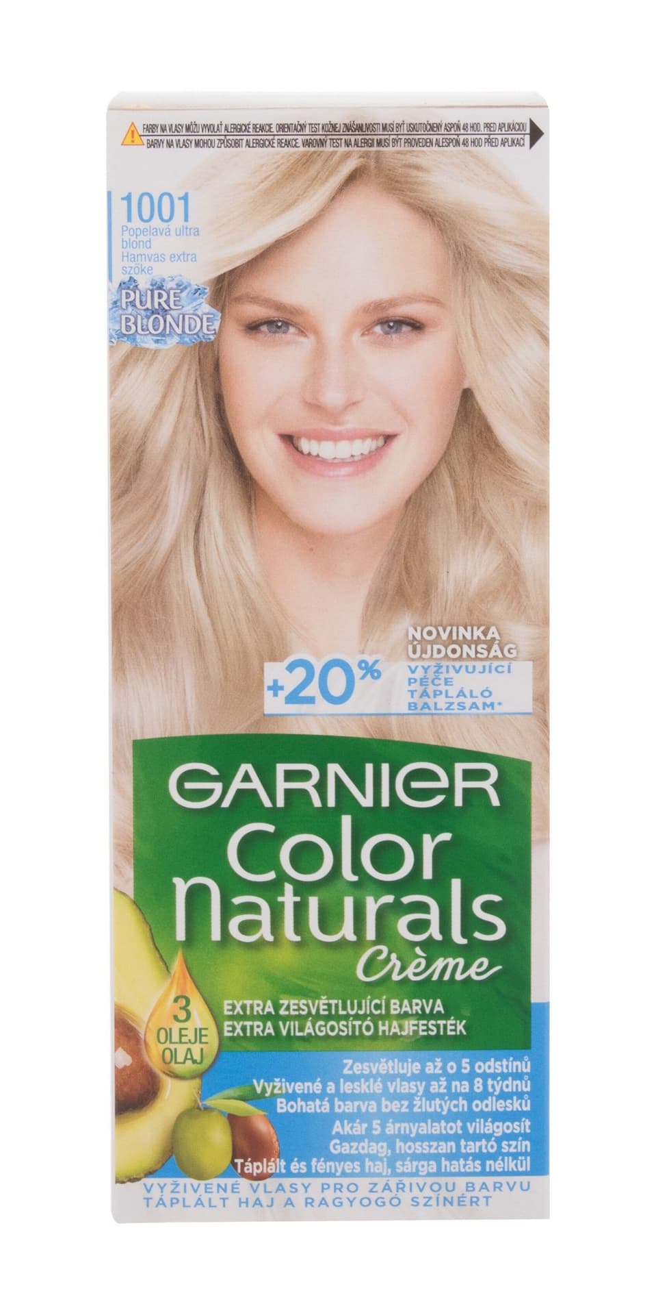 

Garnier 1001 Pure Blond Créme Color Naturals Farba do włosów 40ml (W)