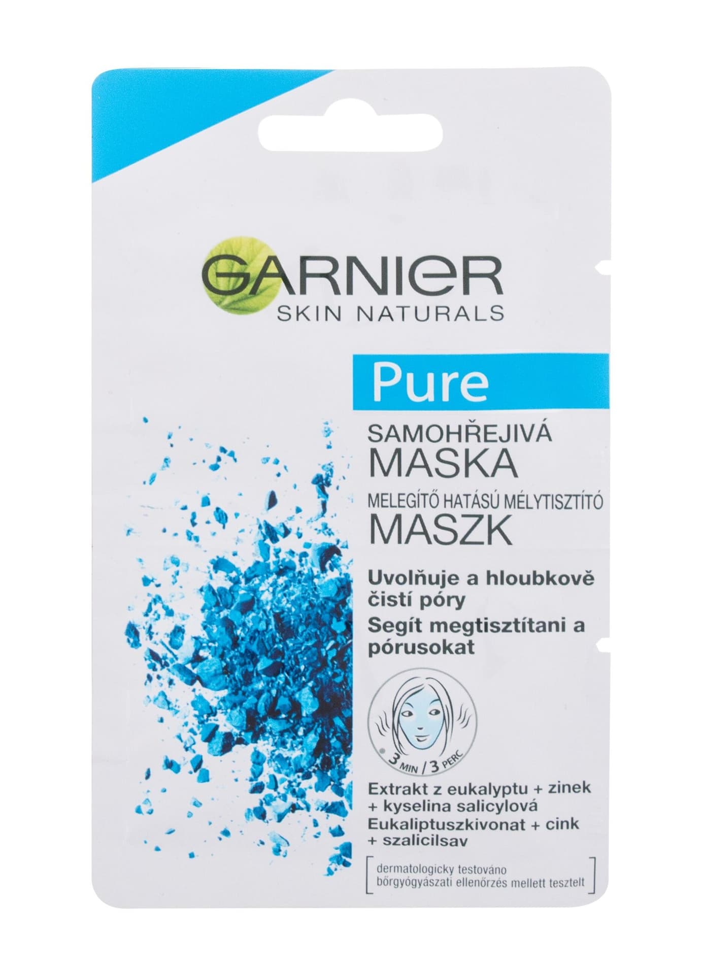 

Garnier Pure Skin Naturals Self-Heating Mask Maseczka do twarzy 12ml (W)