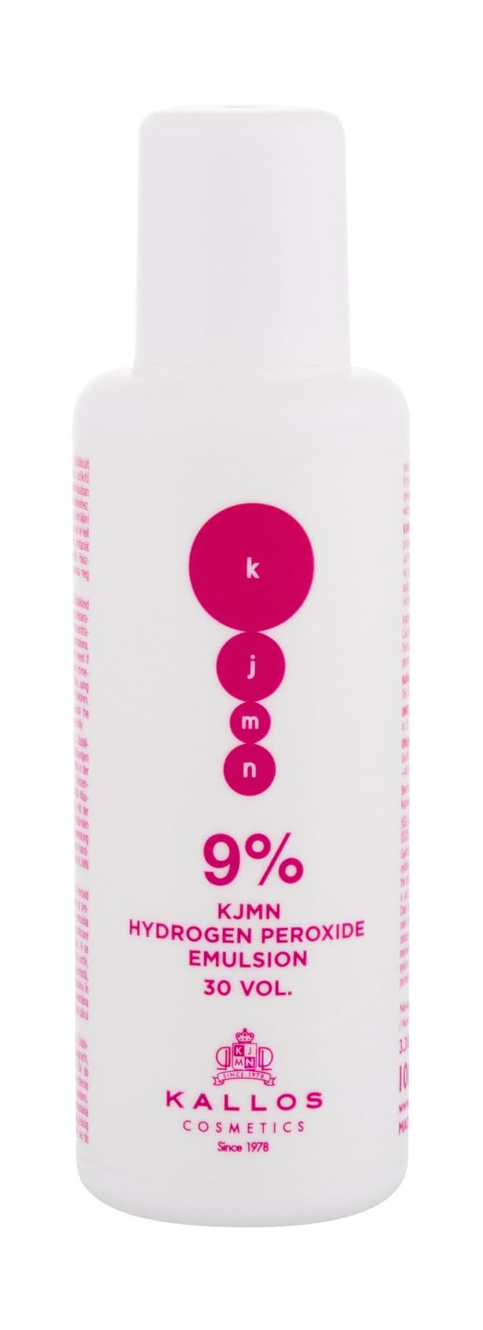 

Kallos Cosmetics Hydrogen Peroxide Emulsion KJMN 9% Farba do włosów 100ml (W)
