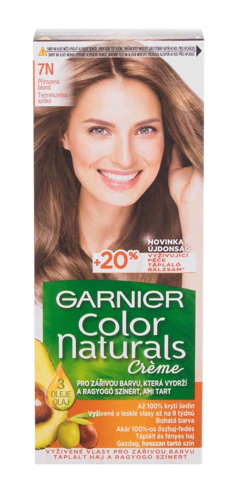 

Garnier 7N Nude Blond Créme Color Naturals Farba do włosów 40ml (W)