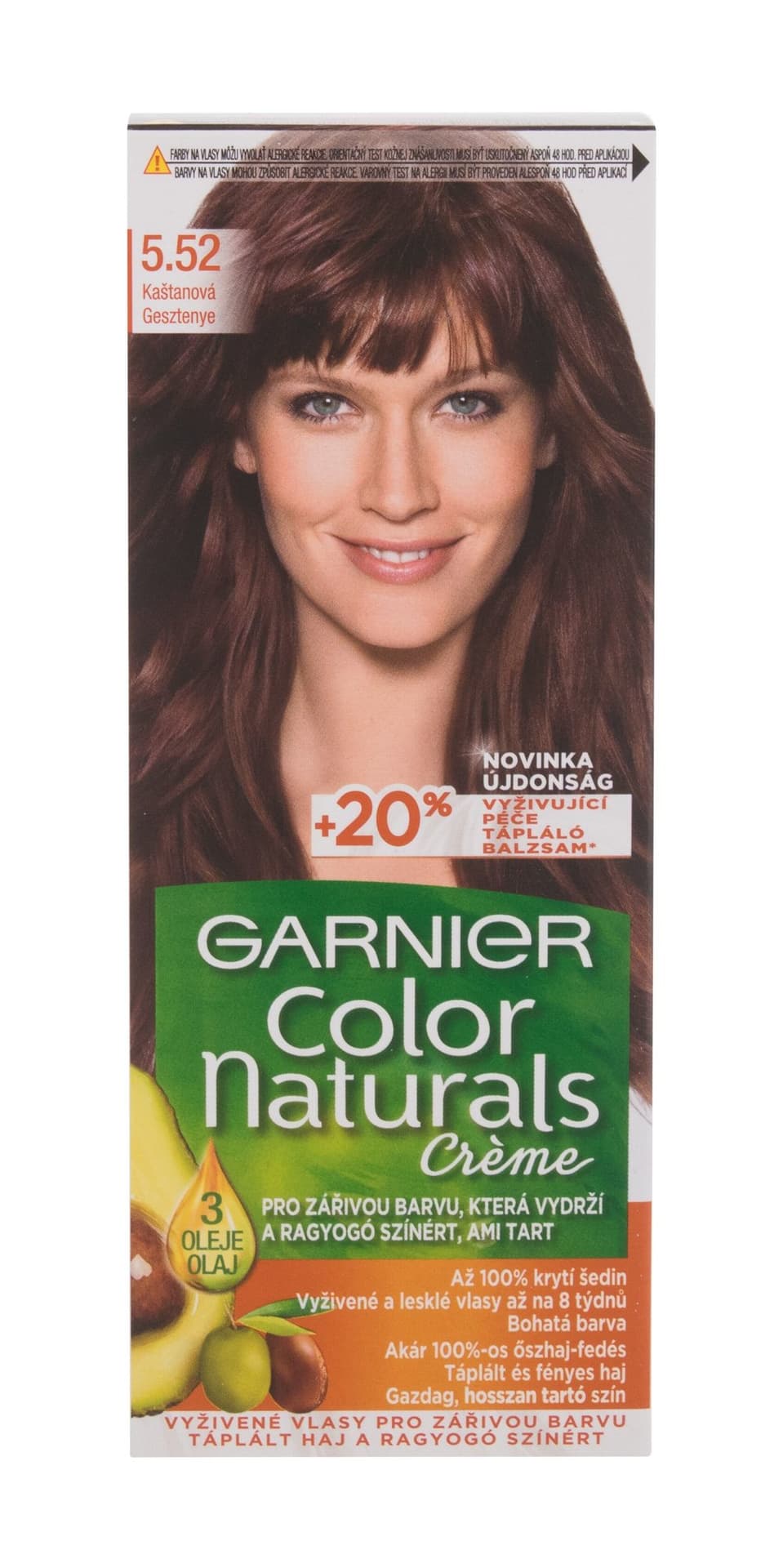 

Garnier 5,52 Chestnut Créme Color Naturals Farba do włosów 40ml (W)