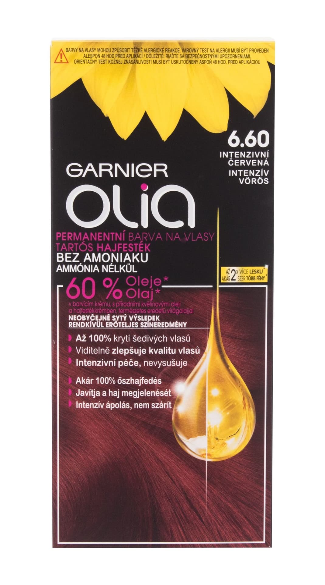 

Garnier 6,60 Intense Red Olia Farba do włosów 50g (W)