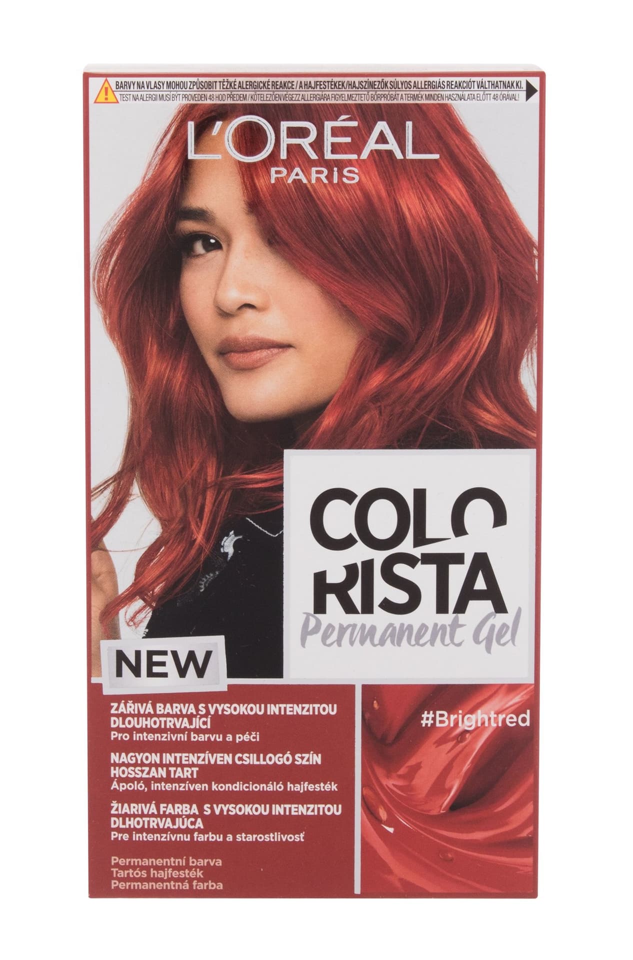

L´Oréal Paris Bright Red Permanent Gel Colorista Farba do włosów 60ml (W)