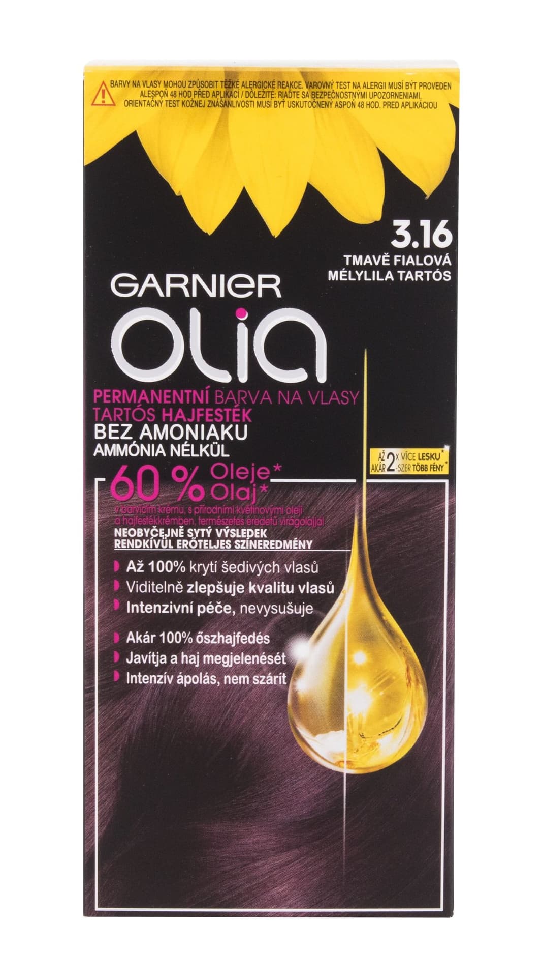 

Garnier 3,16 Deep Violet Olia Farba do włosów 50g (W)