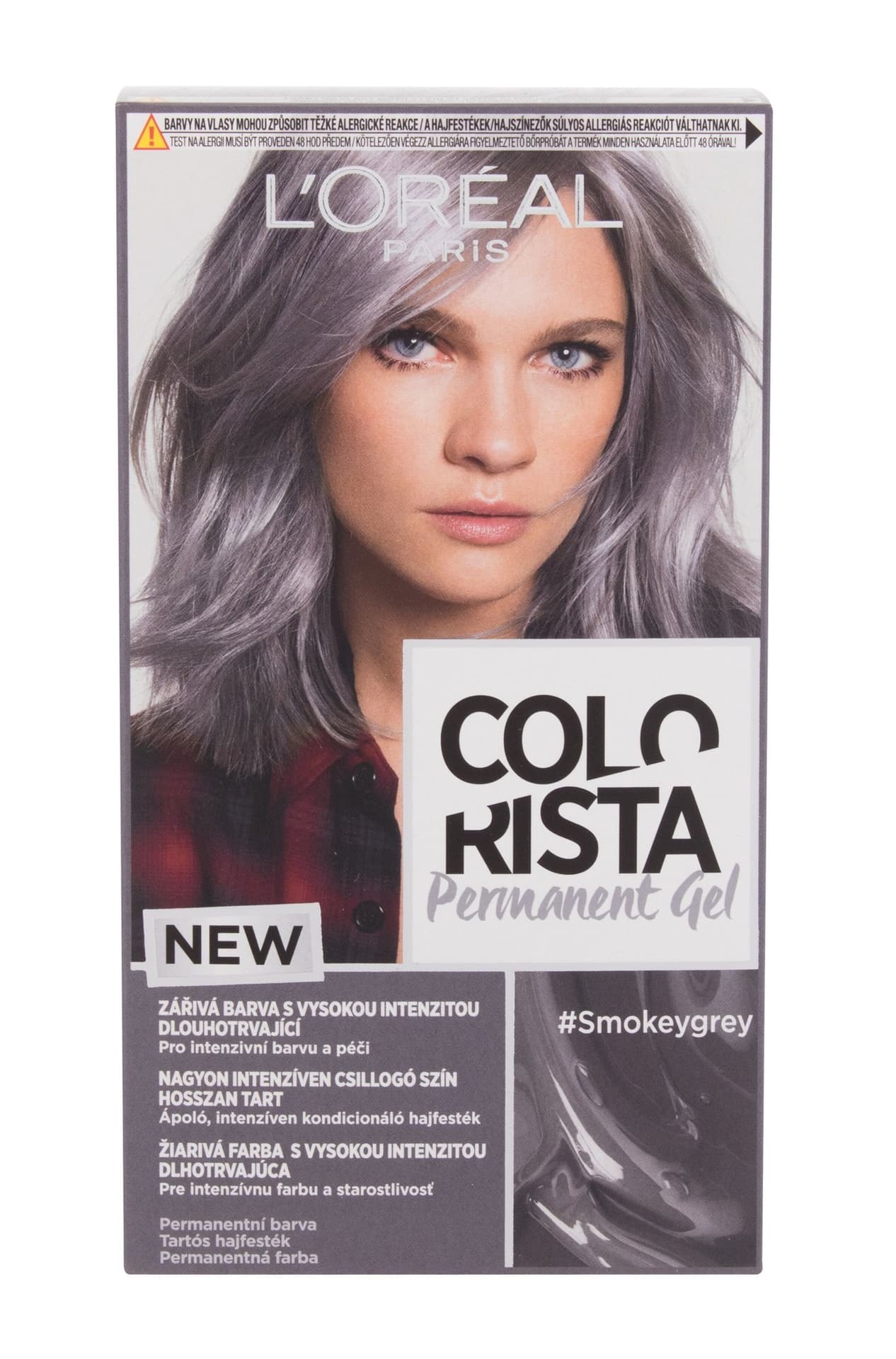 

L´Oréal Paris Smokey Grey Permanent Gel Colorista Farba do włosów 60ml (W)