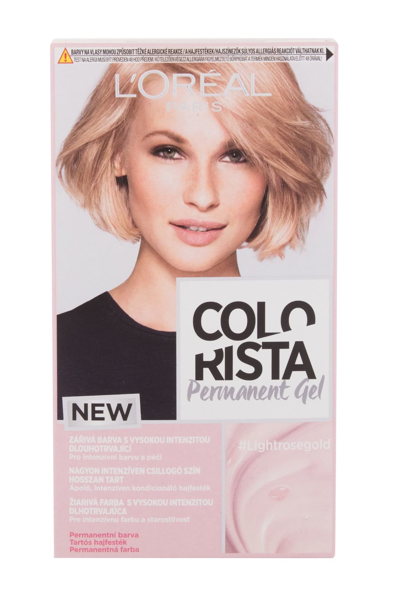 

L´Oréal Paris Light Rosegold Permanent Gel Colorista Farba do włosów 60ml (W)
