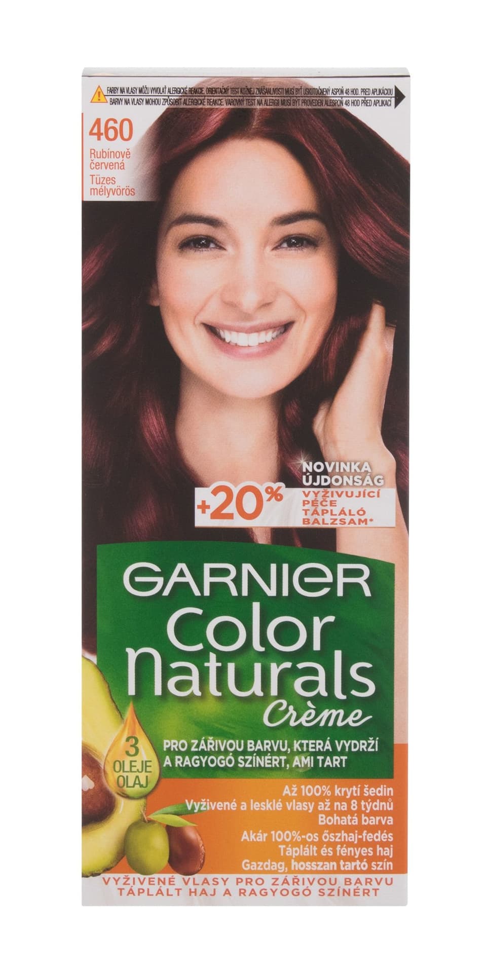 

Garnier 460 Fiery Black Red Créme Color Naturals Farba do włosów 40ml (W)