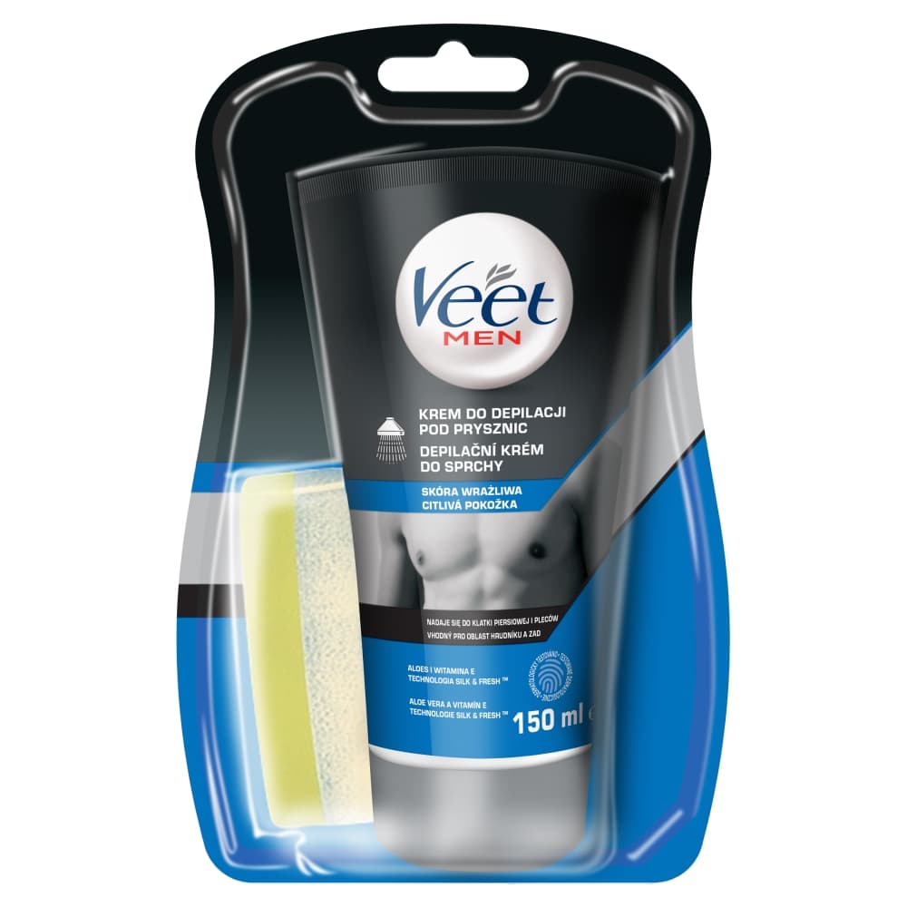 

Veet Men krem do depilacji pod prysznic skóra wrażliwa 150ml
