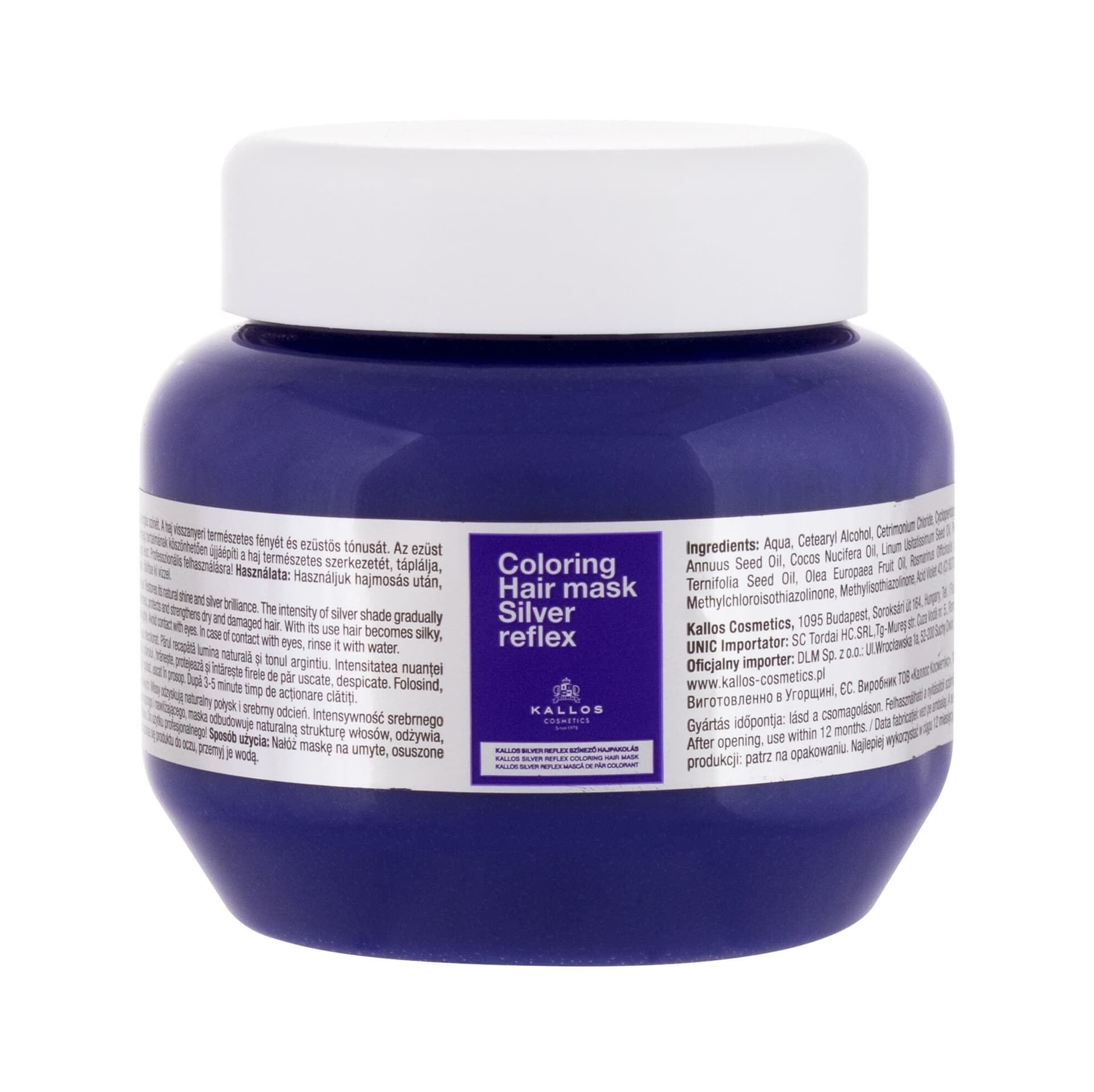 

Kallos Cosmetics Silver Reflex Maska do włosów 275ml (W)