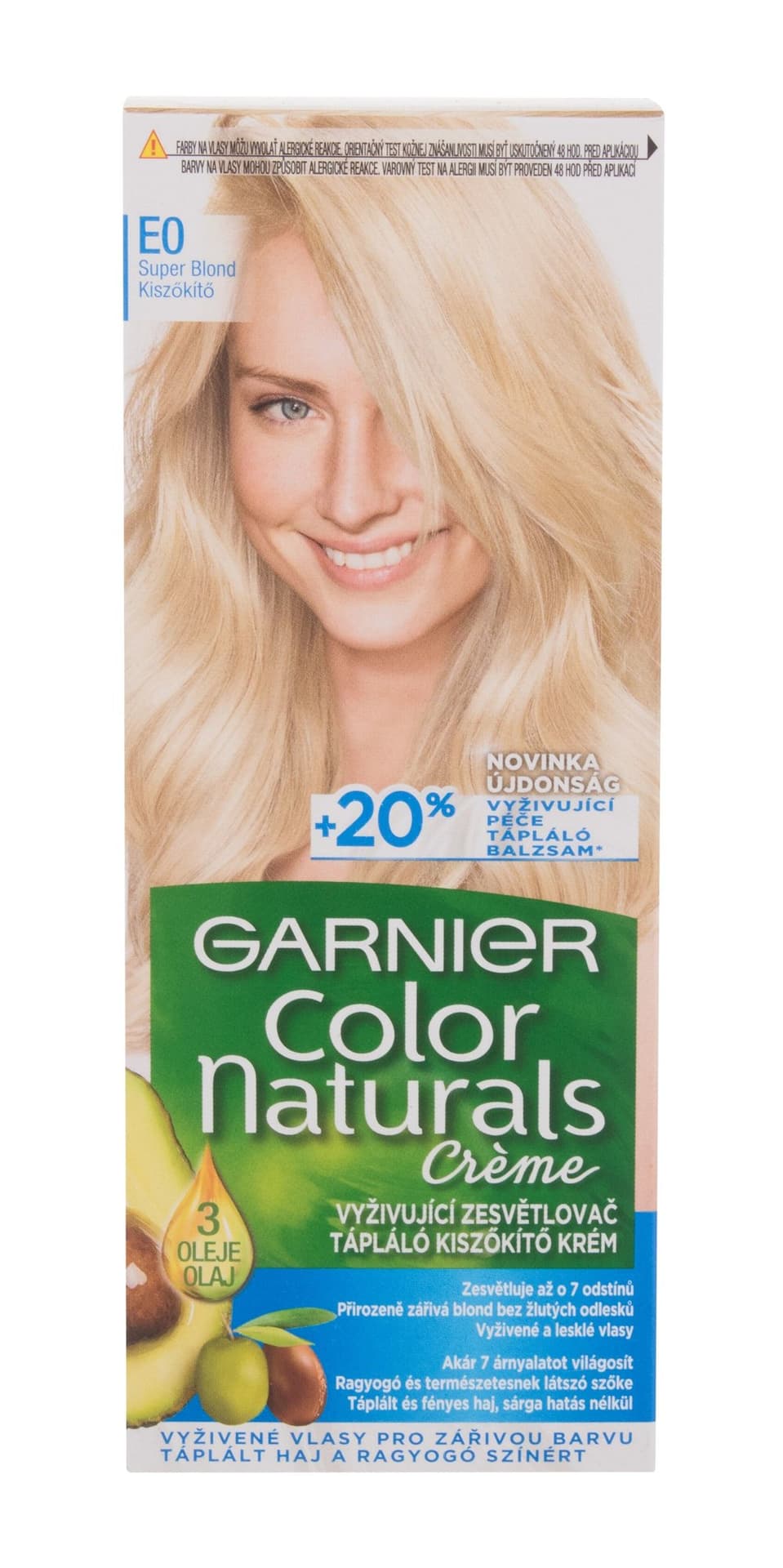 

Garnier E0 Super Blonde Créme Color Naturals Farba do włosów 40ml (W)