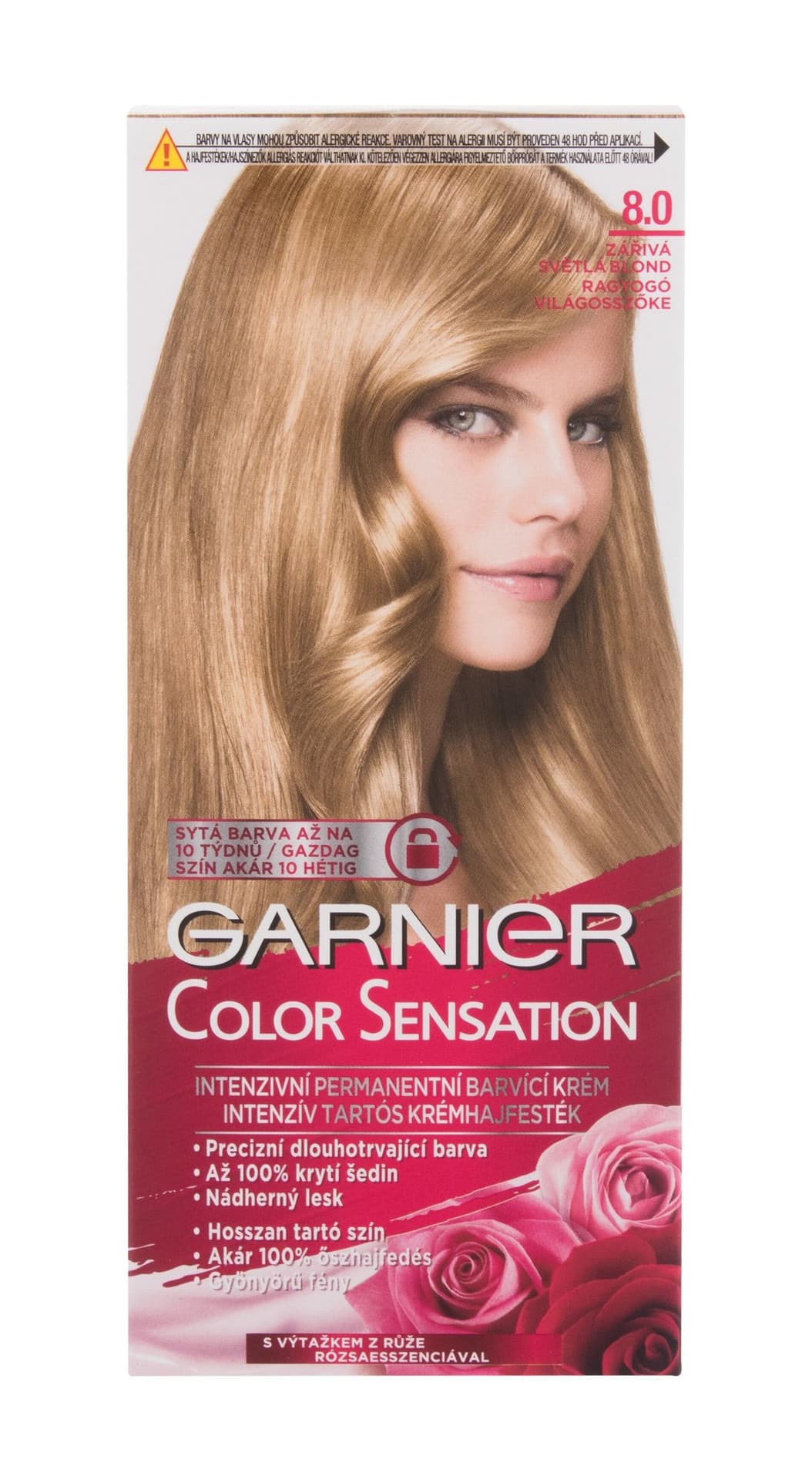 

Garnier 8,0 Luminous Light Blond Color Sensation Farba do włosów 40ml (W)