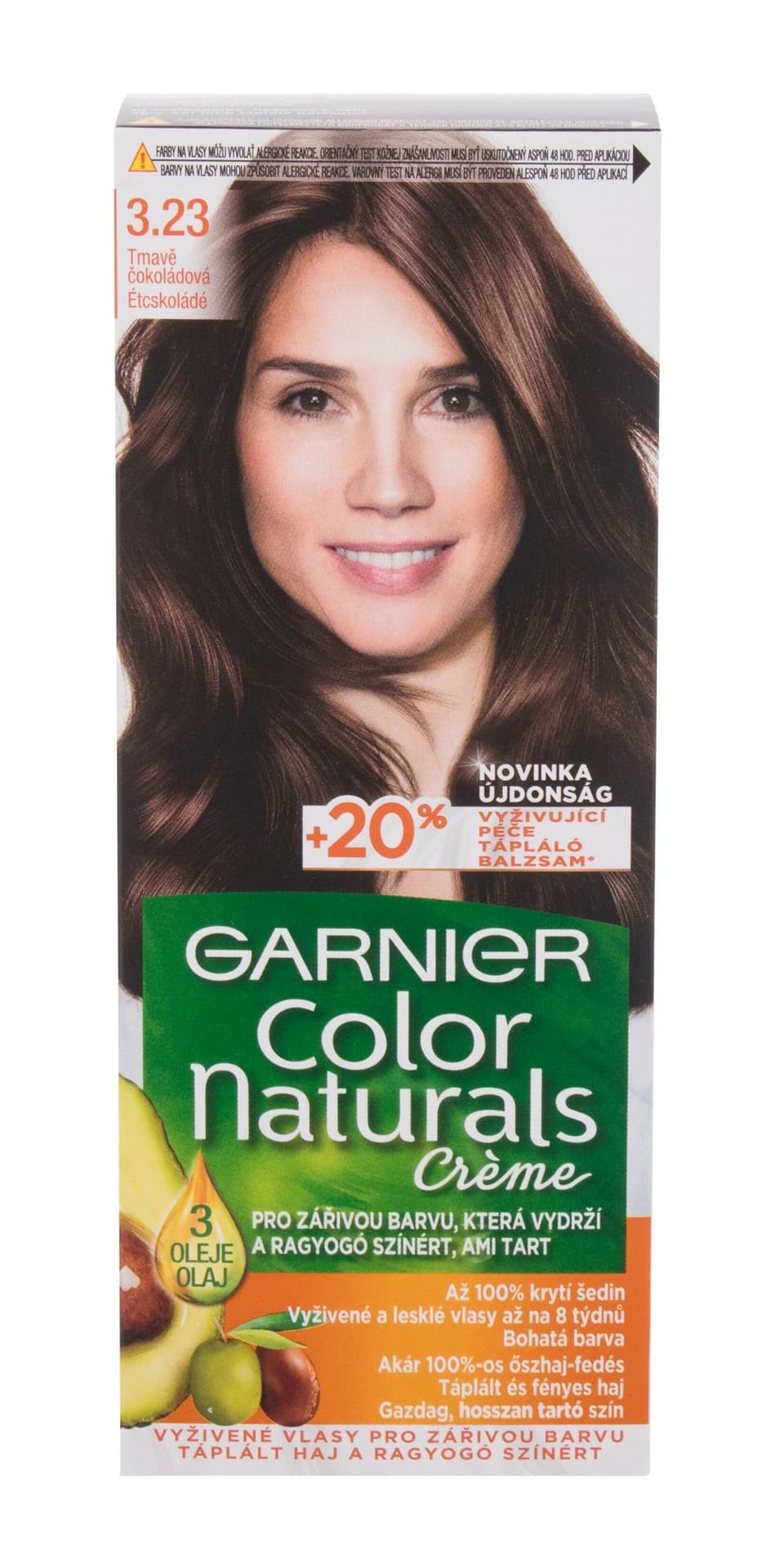 

Garnier 3,23 Dark Quartz Créme Color Naturals Farba do włosów 40ml (W)