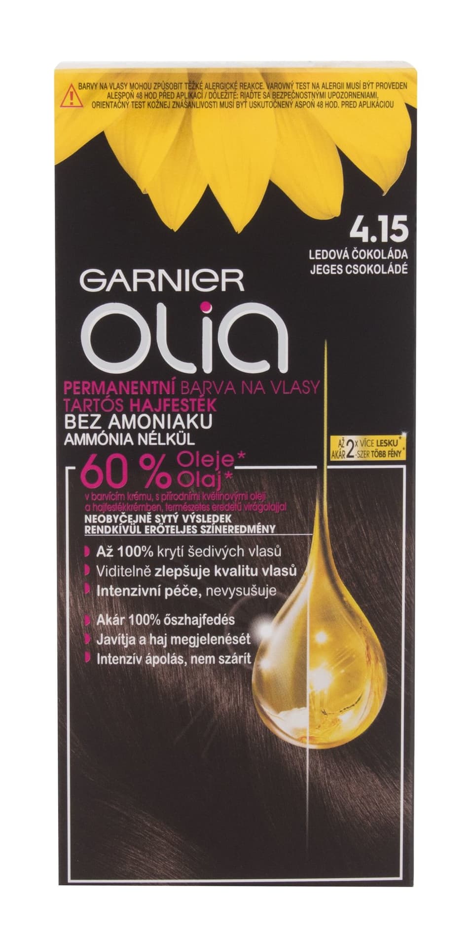 

Garnier 4,15 Iced Chocolate Olia Farba do włosów 50g (W)