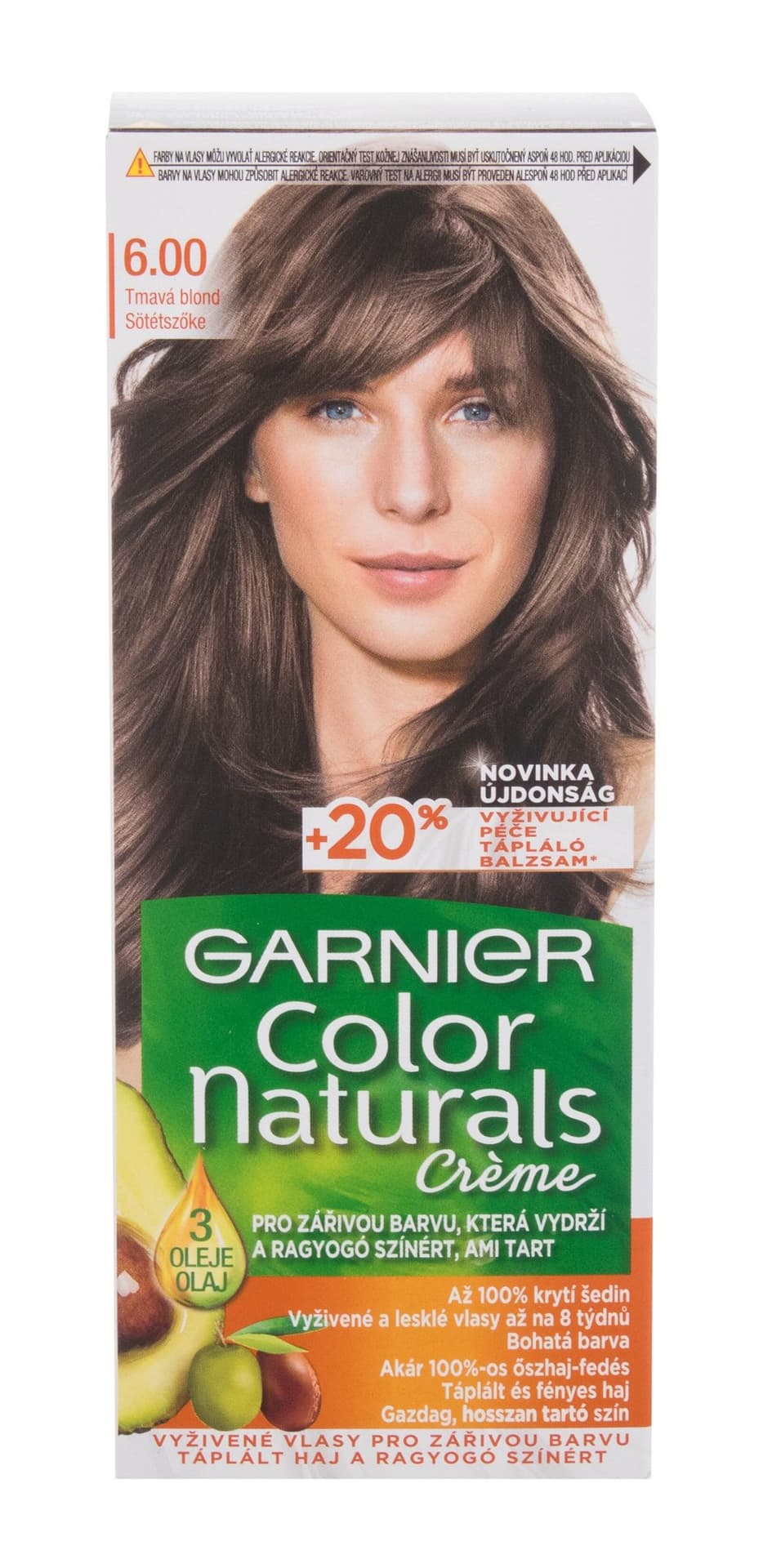

Garnier 6,00 Natural Medium Blonde Créme Color Naturals Farba do włosów 40ml (W)