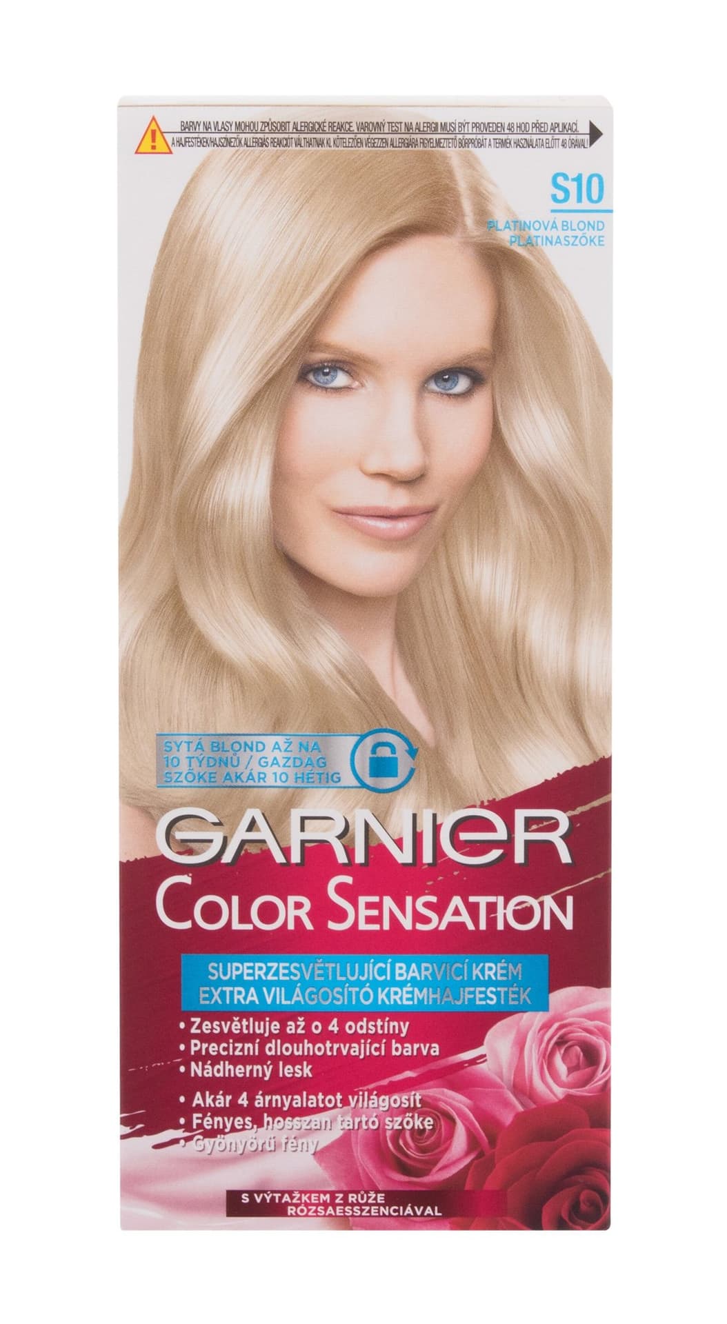 

Garnier S10 Silver Blonde Color Sensation Farba do włosów 40ml (W)
