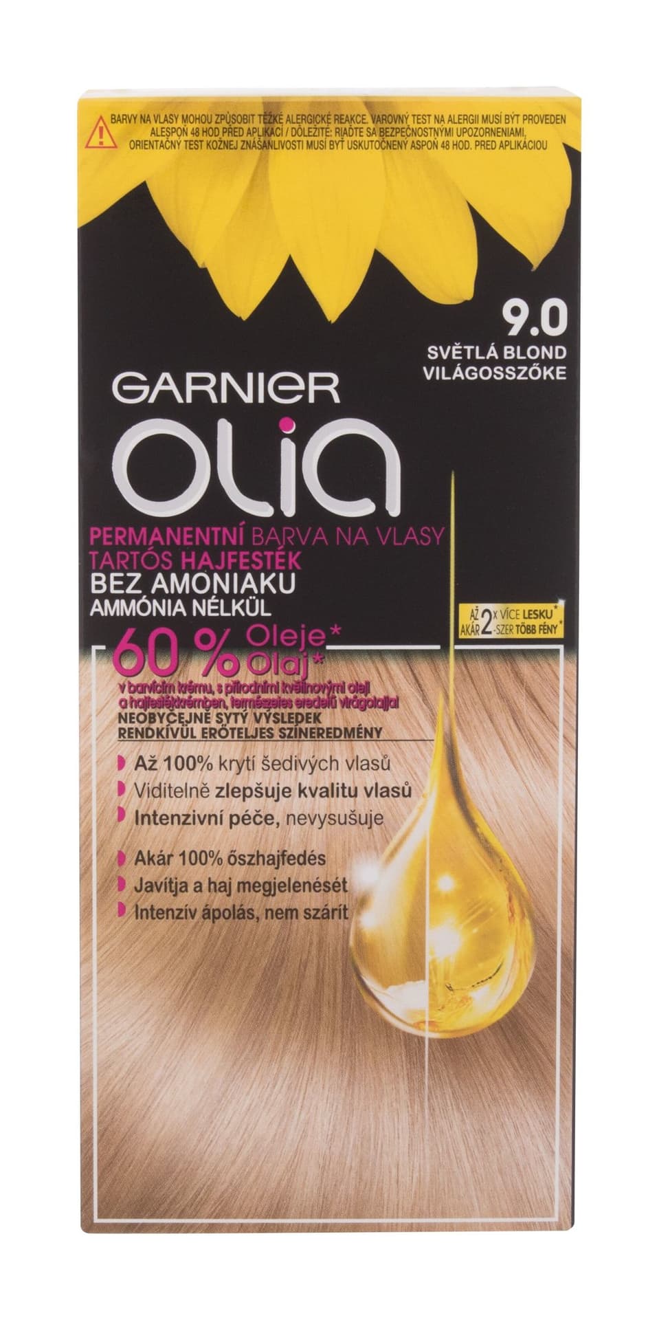 

Garnier 9,0 Light Blonde Olia Farba do włosów 50g (W)