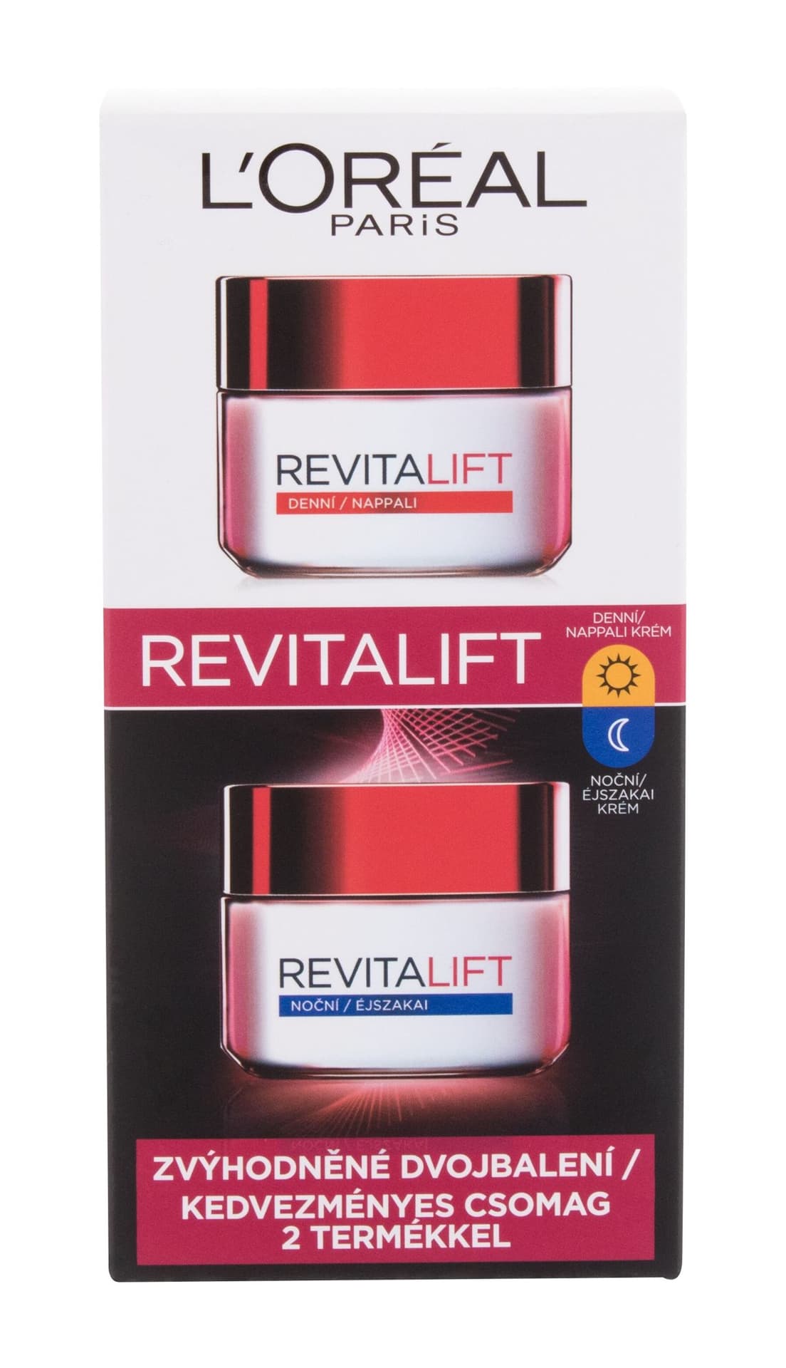 

L´Oréal Paris Revitalift Duo Set Krem do twarzy na dzień 50ml Krem na dzień Revitalift 50ml + Krem na noc Revitalift 50ml (W)