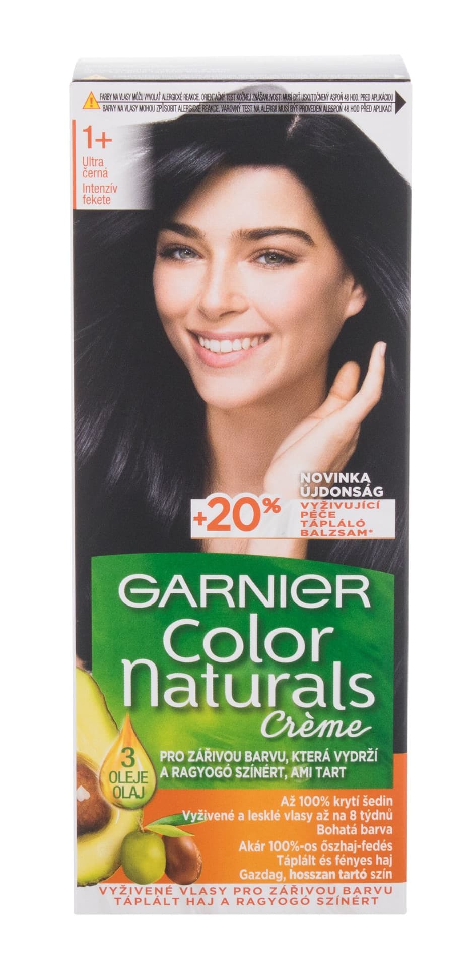 

Garnier 1+ Ultra Black Créme Color Naturals Farba do włosów 40ml (W)