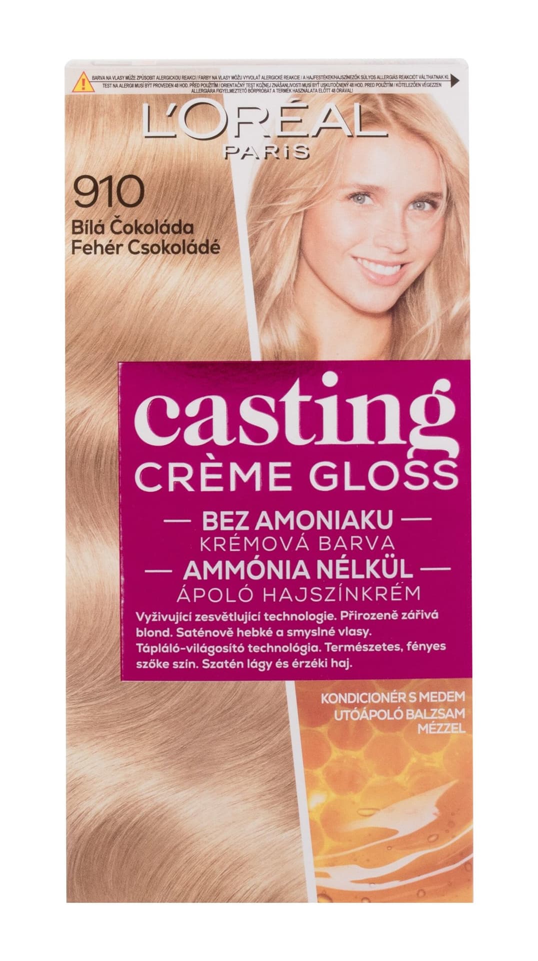 

L´Oréal Paris 910 White Chocolate Casting Creme Gloss Farba do włosów 48ml (W)