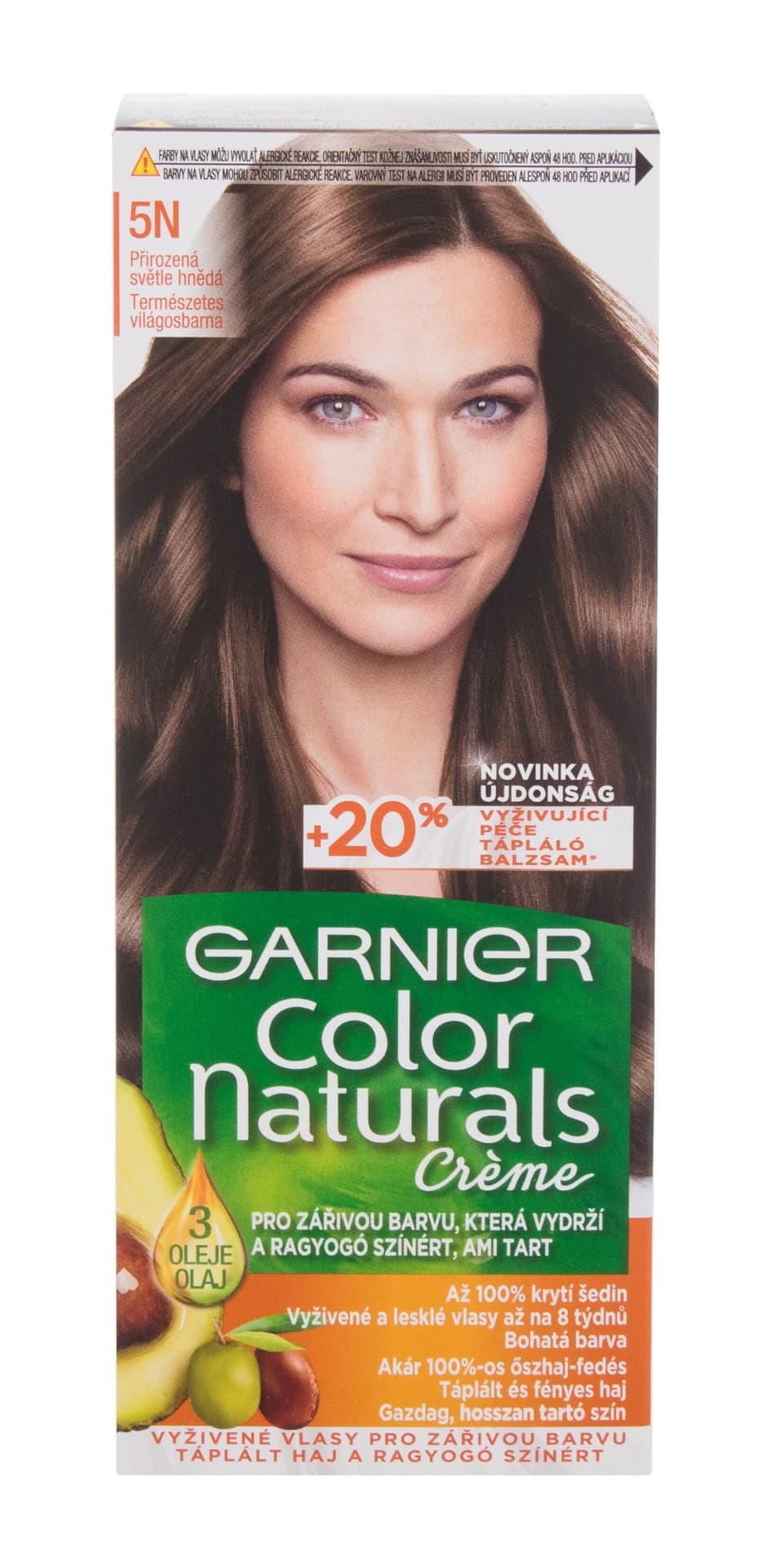 

Garnier 5N Nude Light Brown Créme Color Naturals Farba do włosów 40ml (W)
