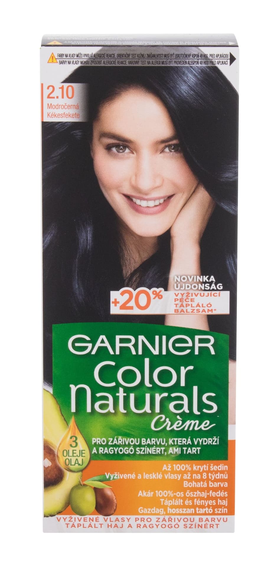 

Garnier 2,10 Blueberry Black Créme Color Naturals Farba do włosów 40ml (W)