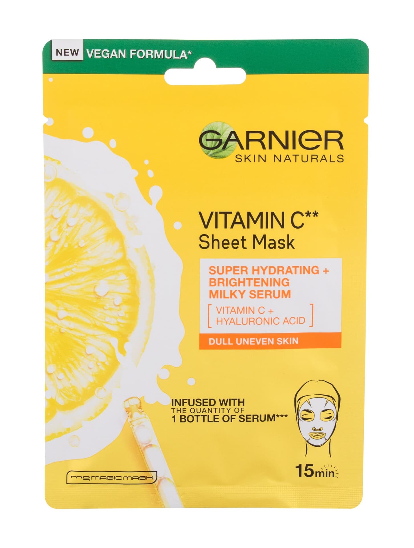 

Garnier Skin Naturals Vitamin C Maska na tkaninie intensywnie nawilżająca 28g