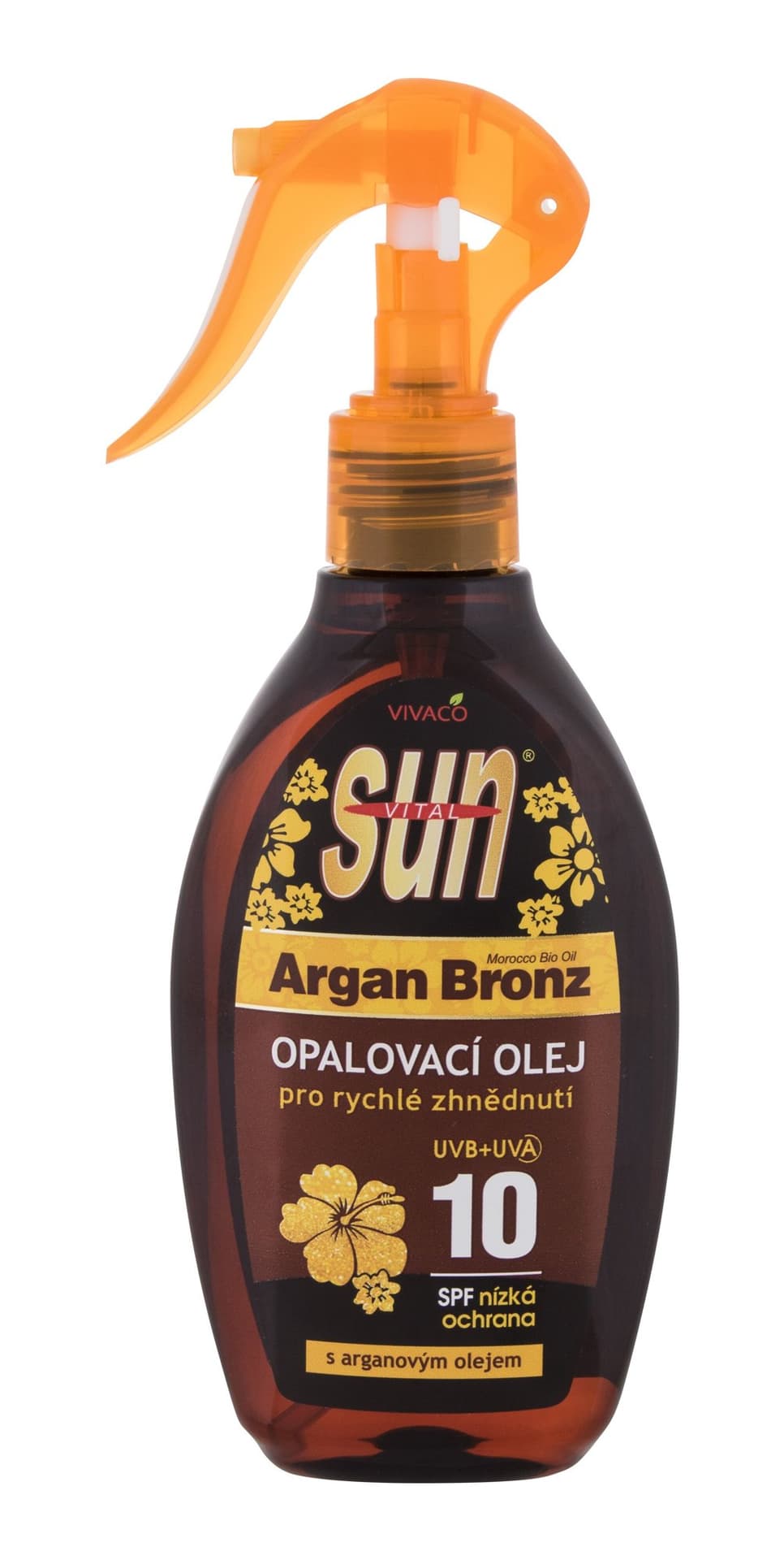 

Vivaco Argan Bronz Suntan Oil Sun SPF10 Preparat do opalania ciała 200ml (U)