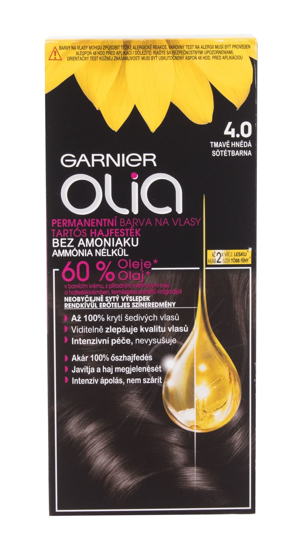 

Garnier 4,0 Dark Brown Olia Farba do włosów 50g (W)